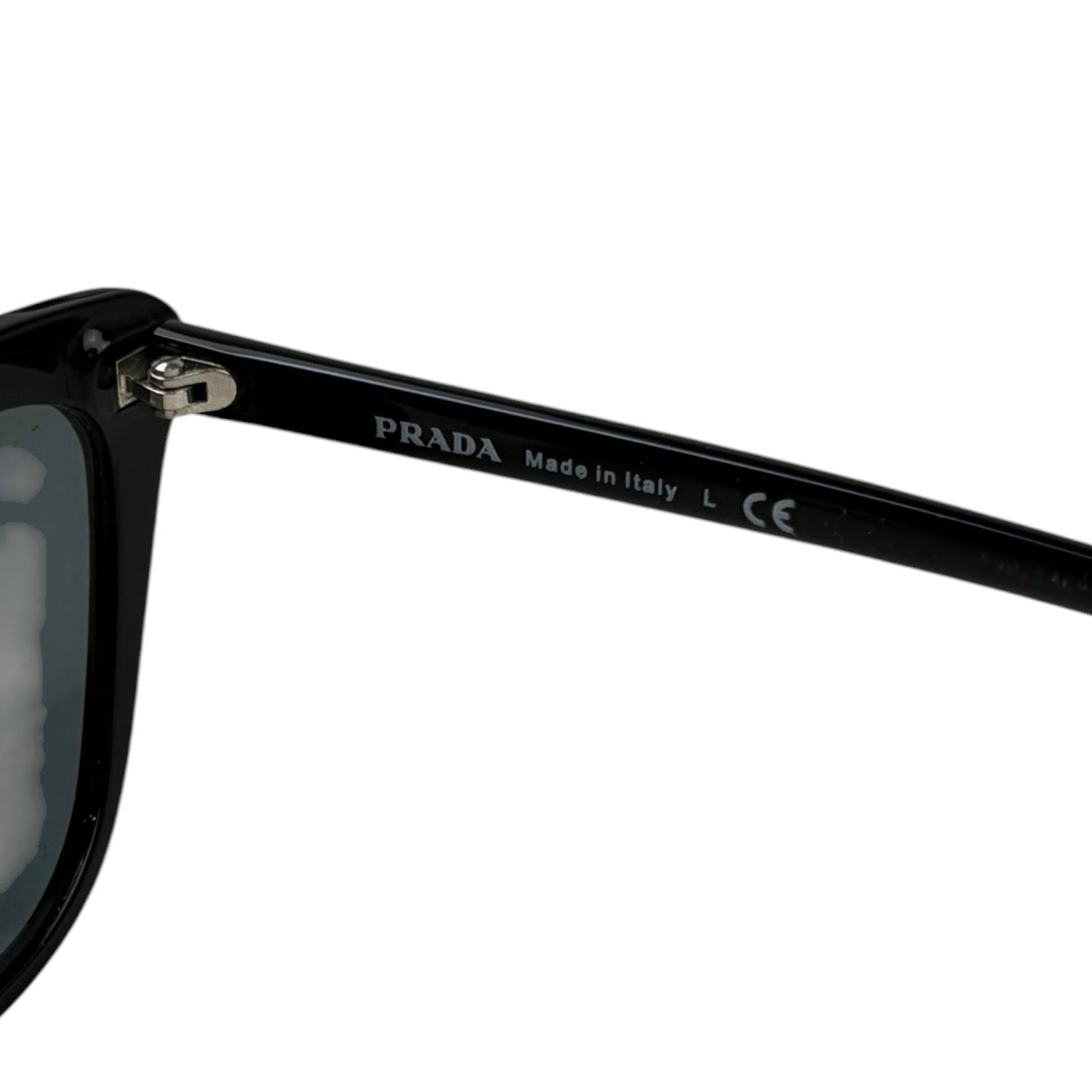 (W) Prada Cat Eye Sunglasses Black