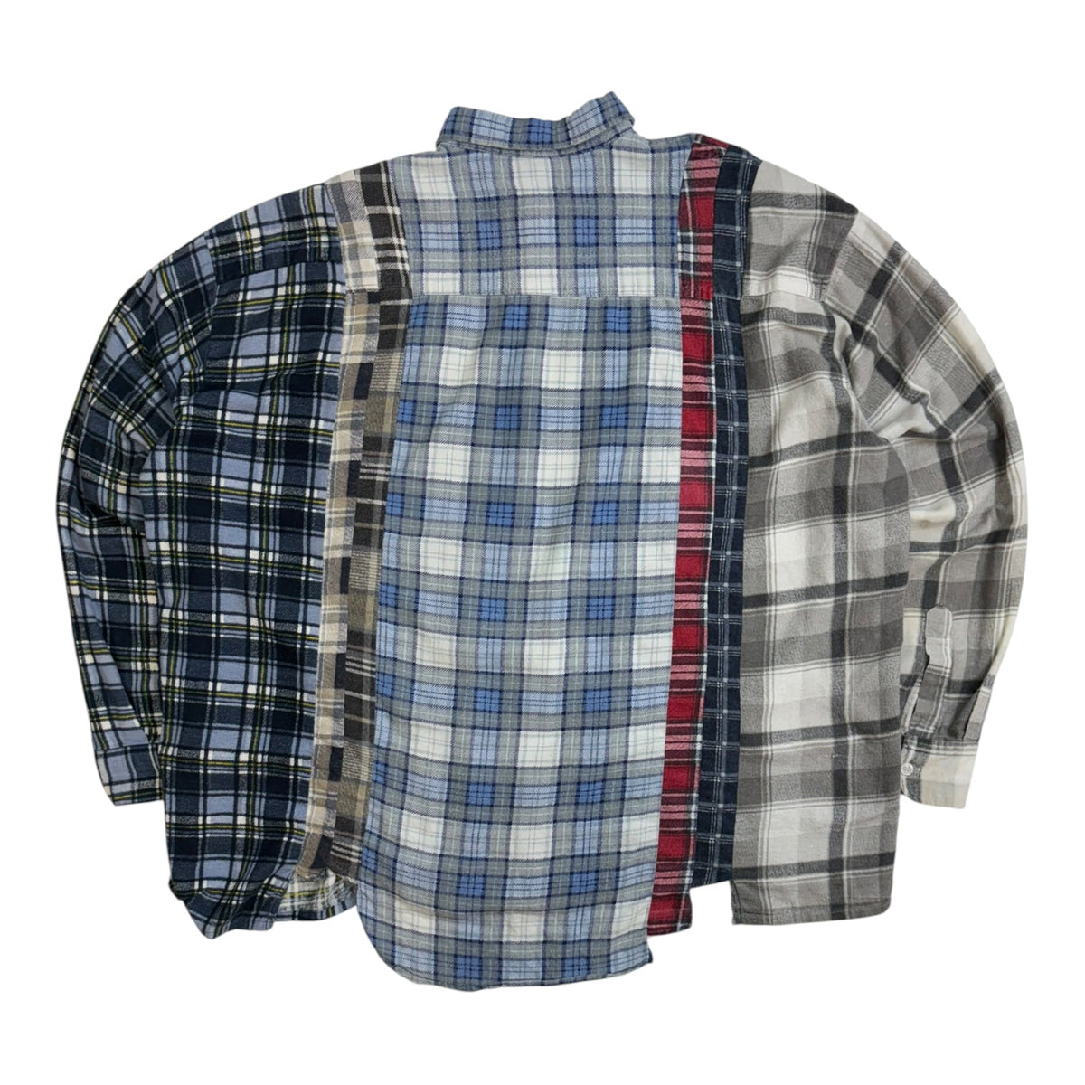 Needles Rebuild 7 Cuts Flannel Button-Up Shirt Multicolour