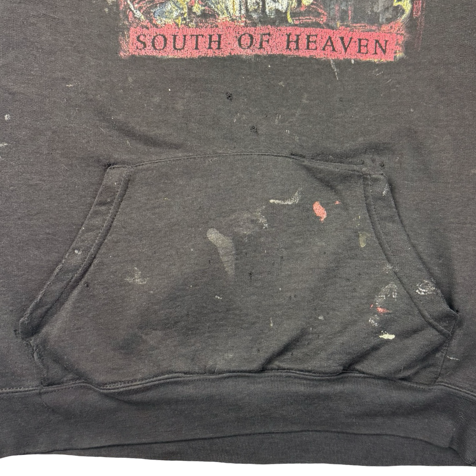 Vintage Y2K Slayer South of Heaven Graphic Hoodie Black