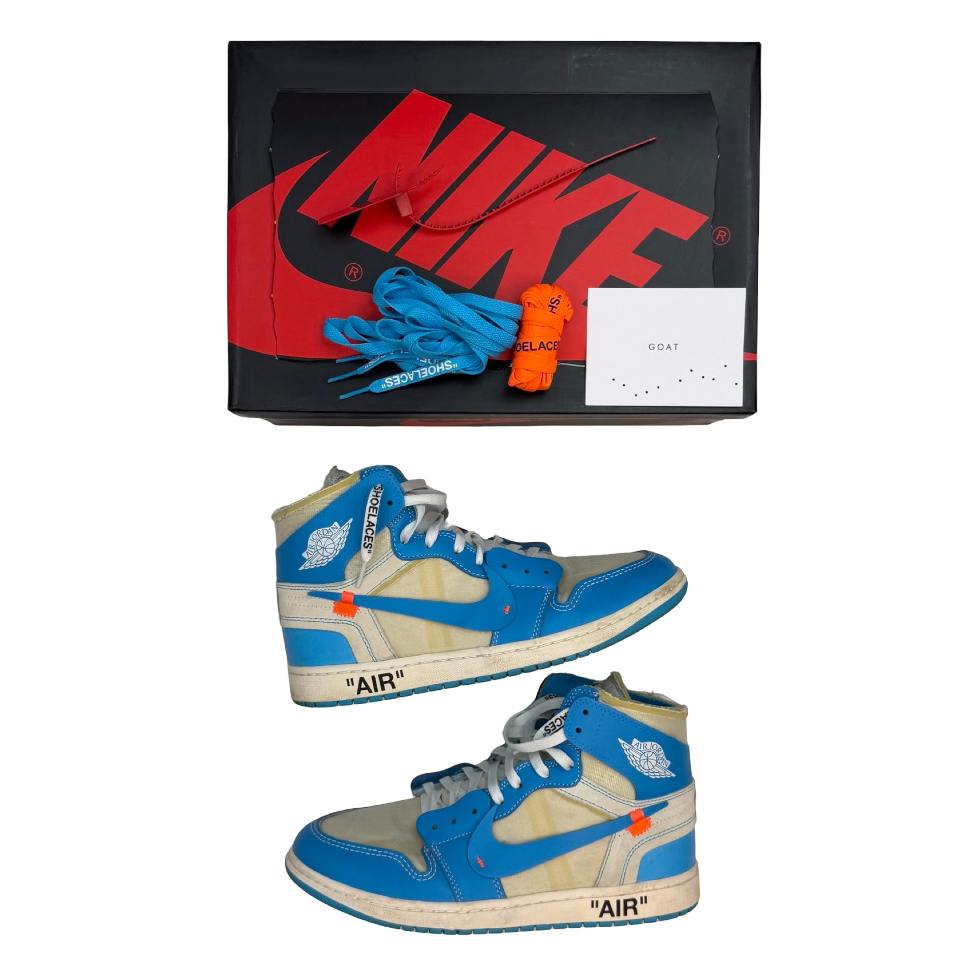 Jordan 1 High Off-White UNC (Used)