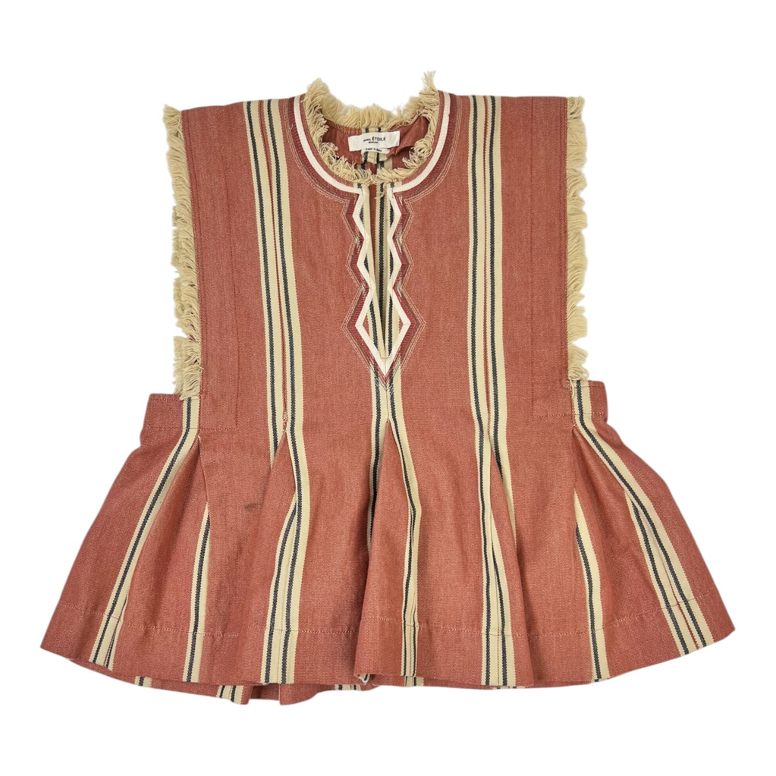 (W) Isabel Marant Étoile Drappy Summer Stripes Blouse