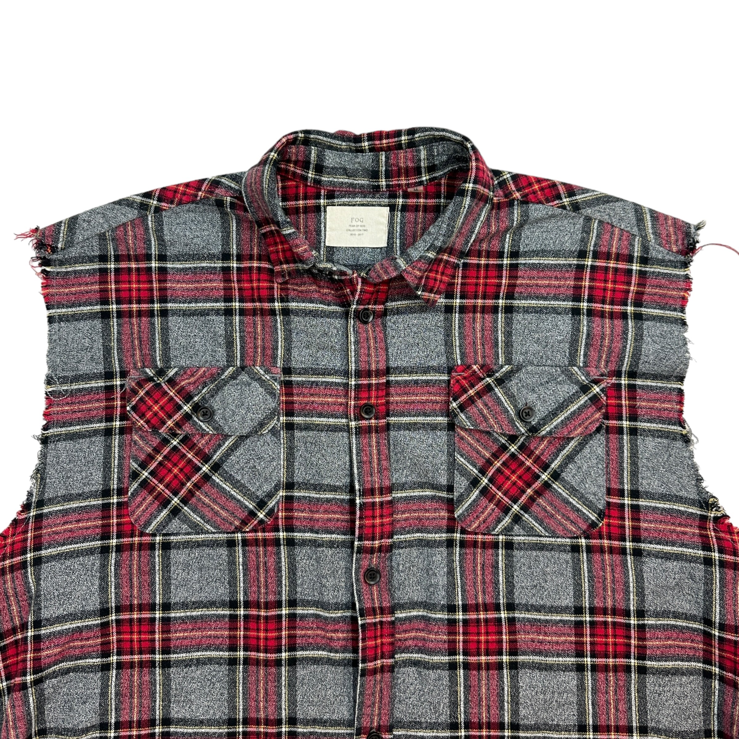 Fear Of God Collection Two Cut-Off Flannel