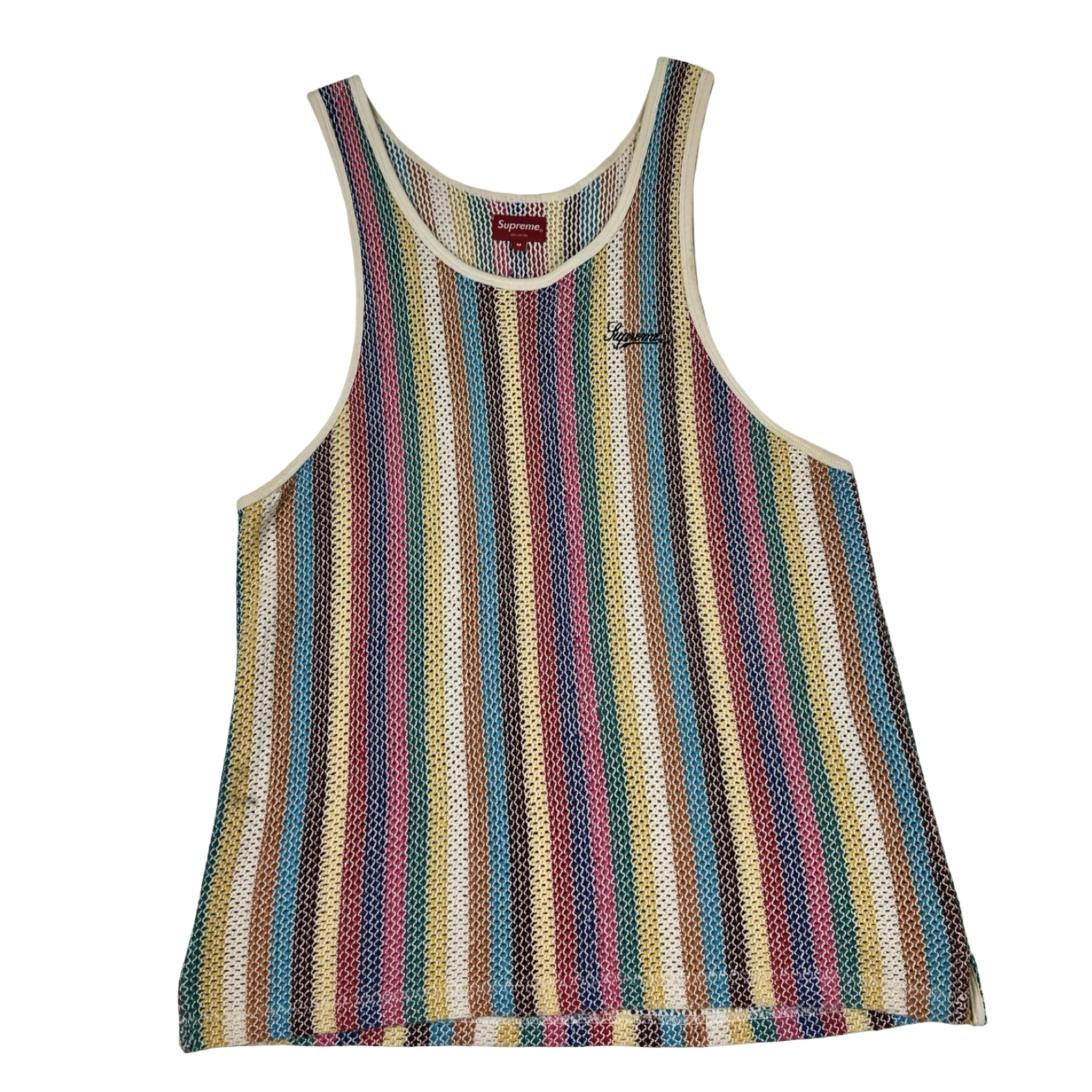 Supreme Knit Stripe Tank Top Multicoloured