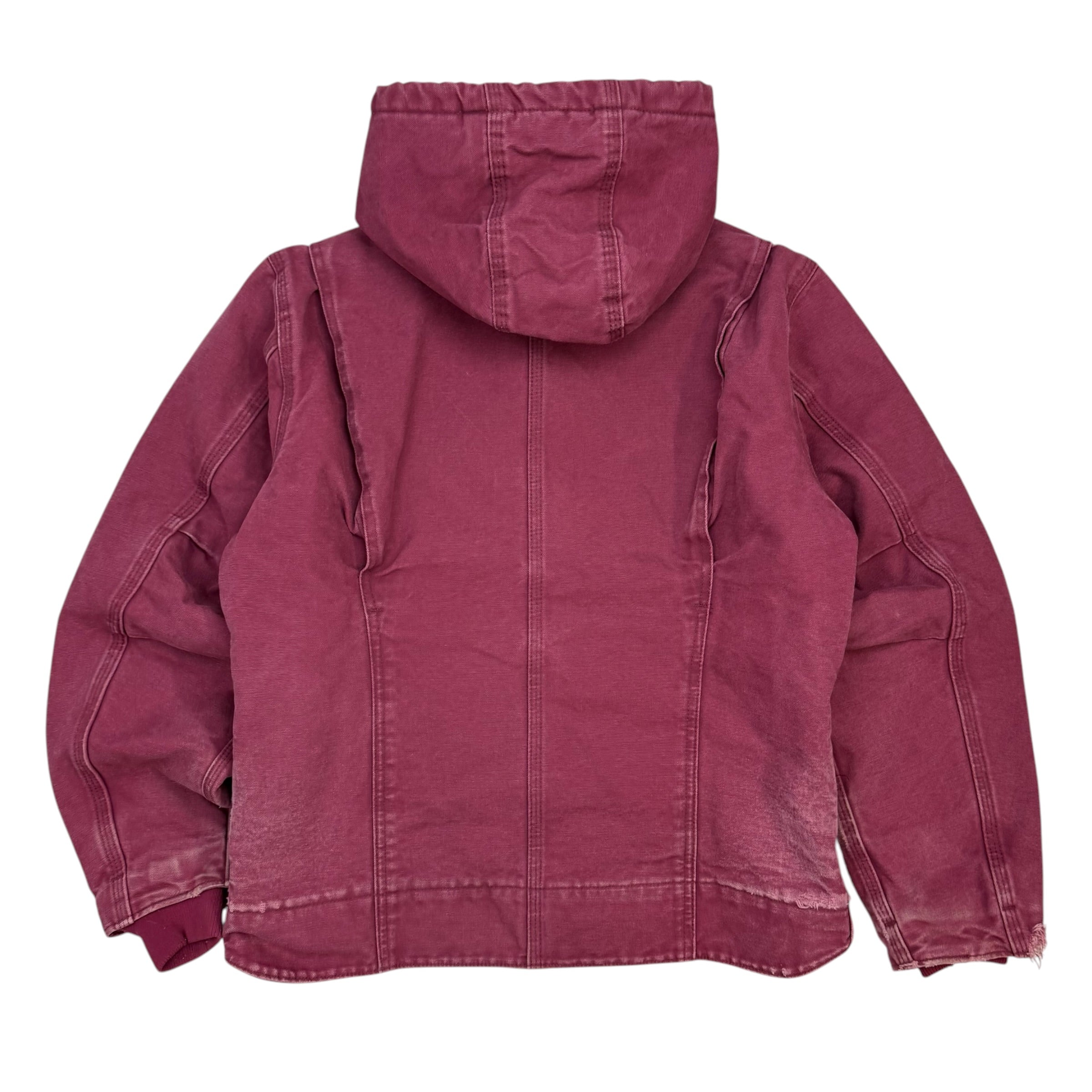 (W) Vintage Carhartt Sierra Sherpa Lined Jacket Berry