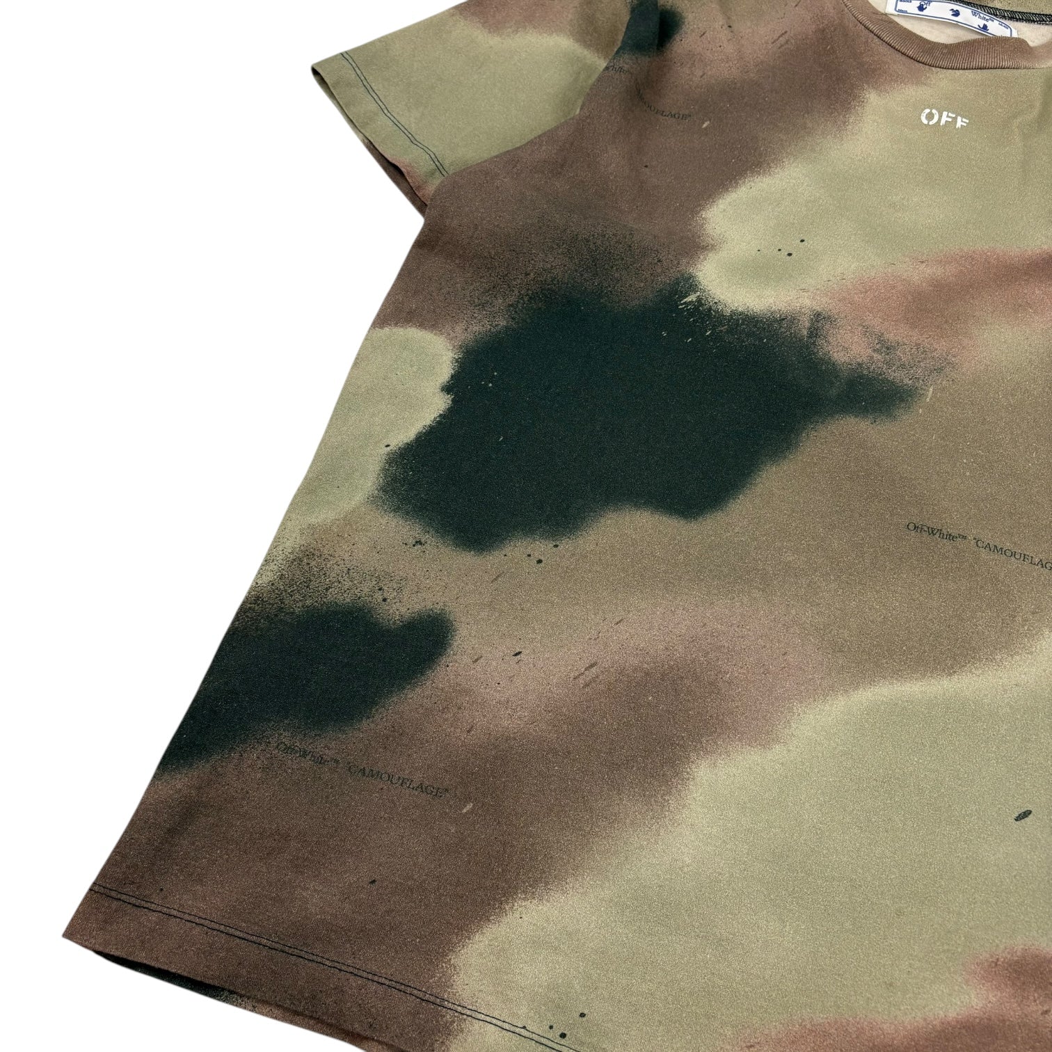 Off-White Stencil Arrows Camo T-Shirt