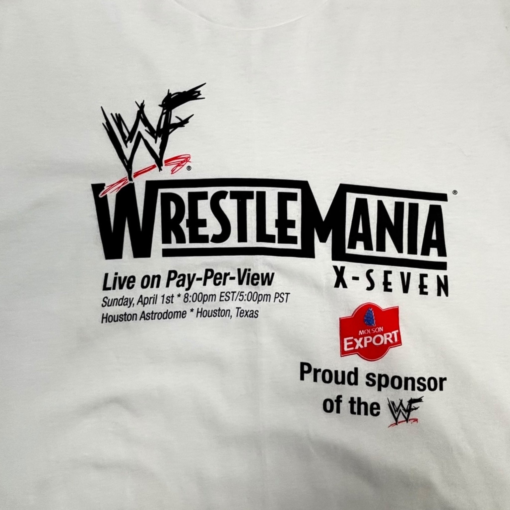 2001 Wrestlemania Seventeen Promo T-Shirt