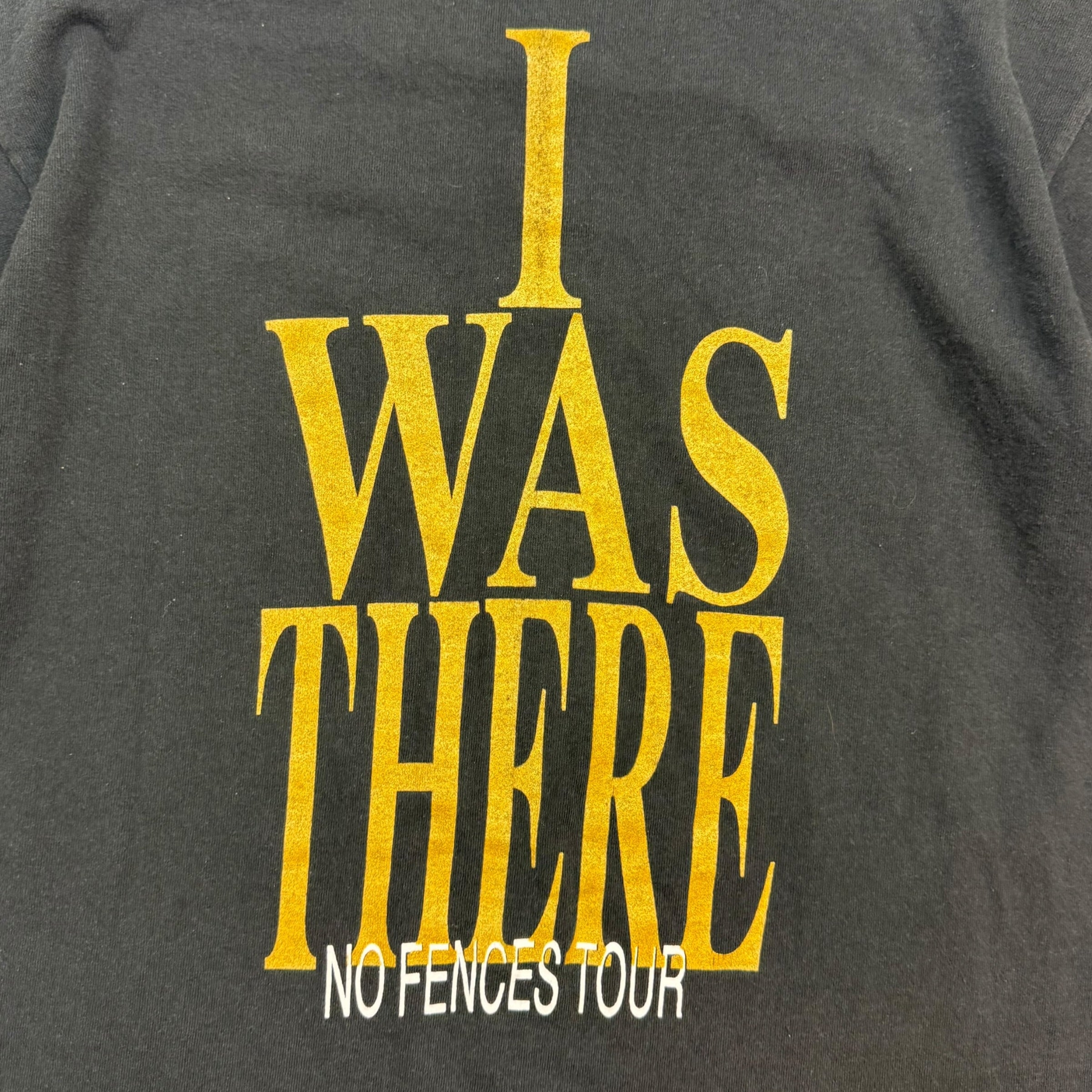 Vintage Garth Brooks No Fences Tour ‘I Was There’ Tee Black