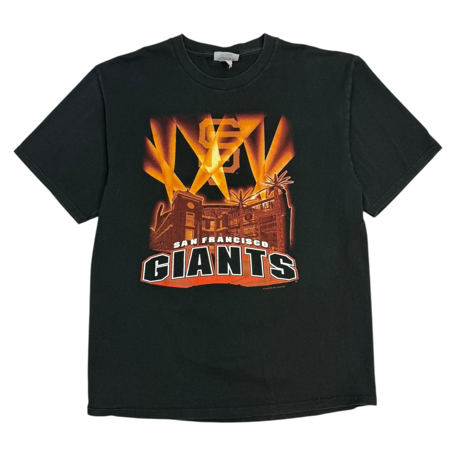 Vintage San Francisco Giants Lights T-Shirt Black