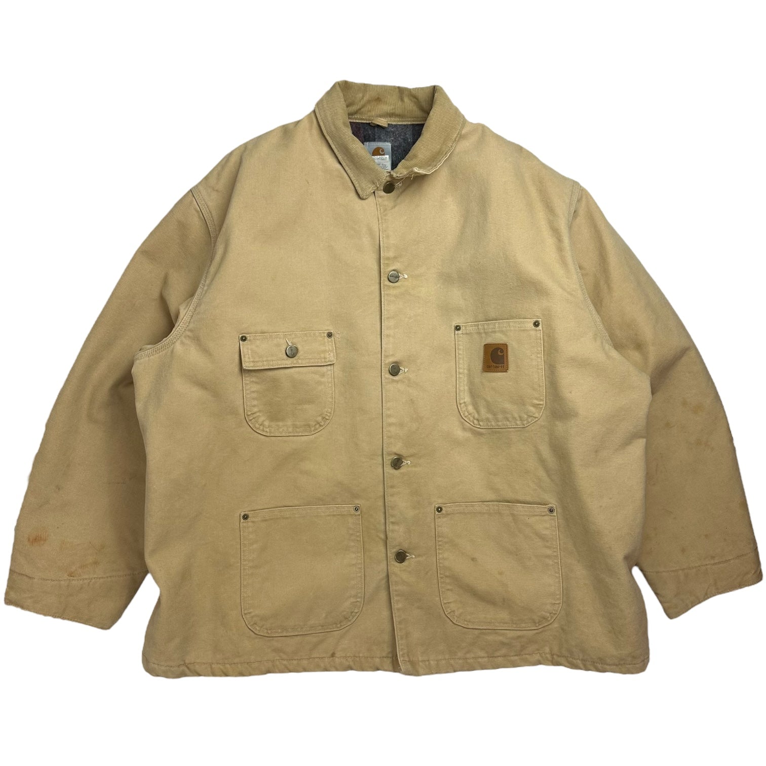 Vintage Carhartt Button Up Jacket Tan