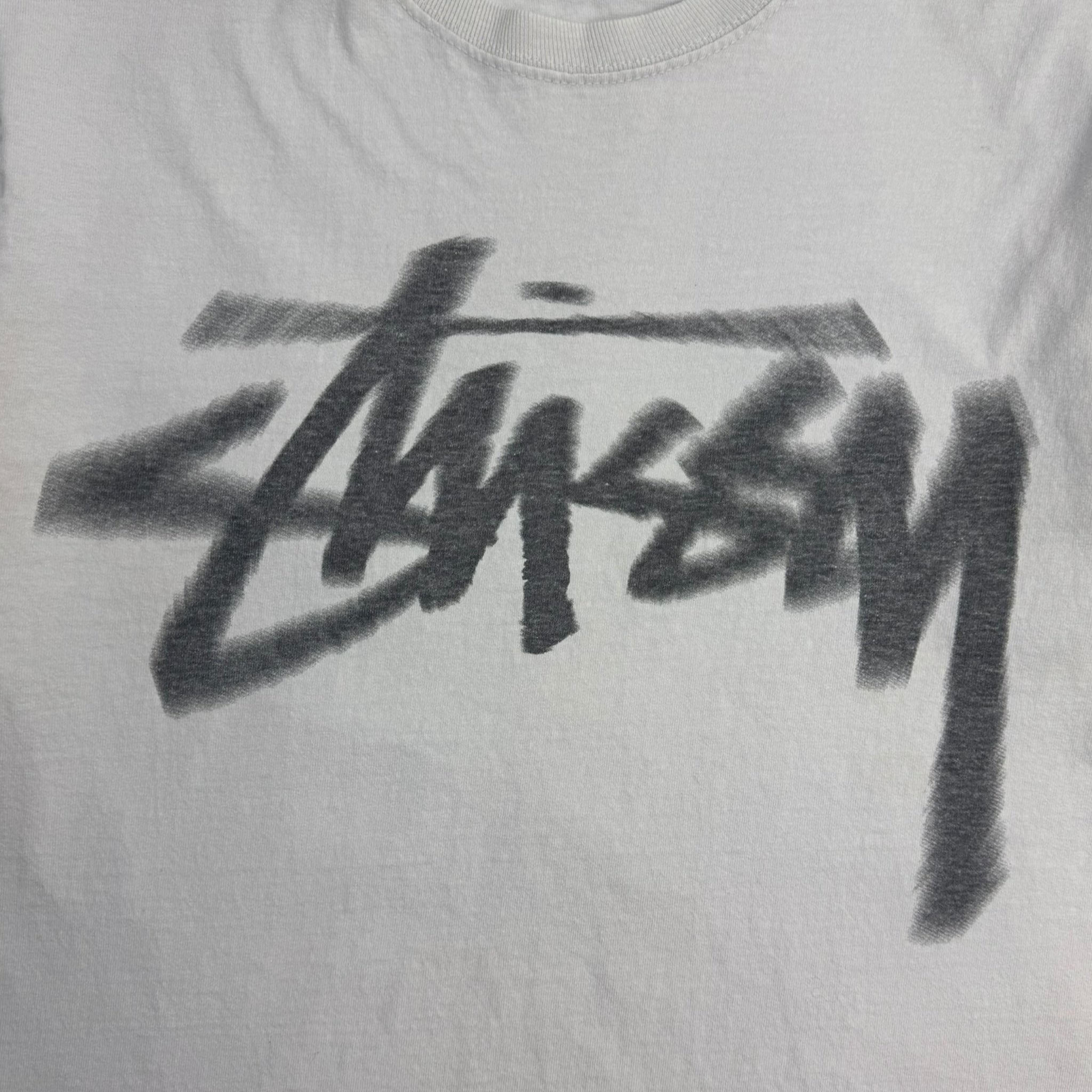 Stussy Airbrush Graffiti Spellout T-Shirt