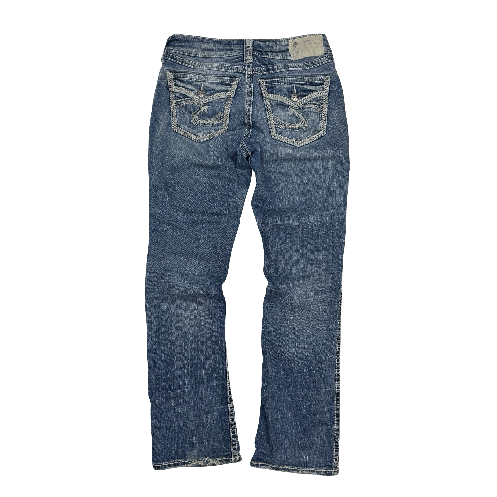 (W) Vintage Silver Jeans Suki Cut Denim Pants