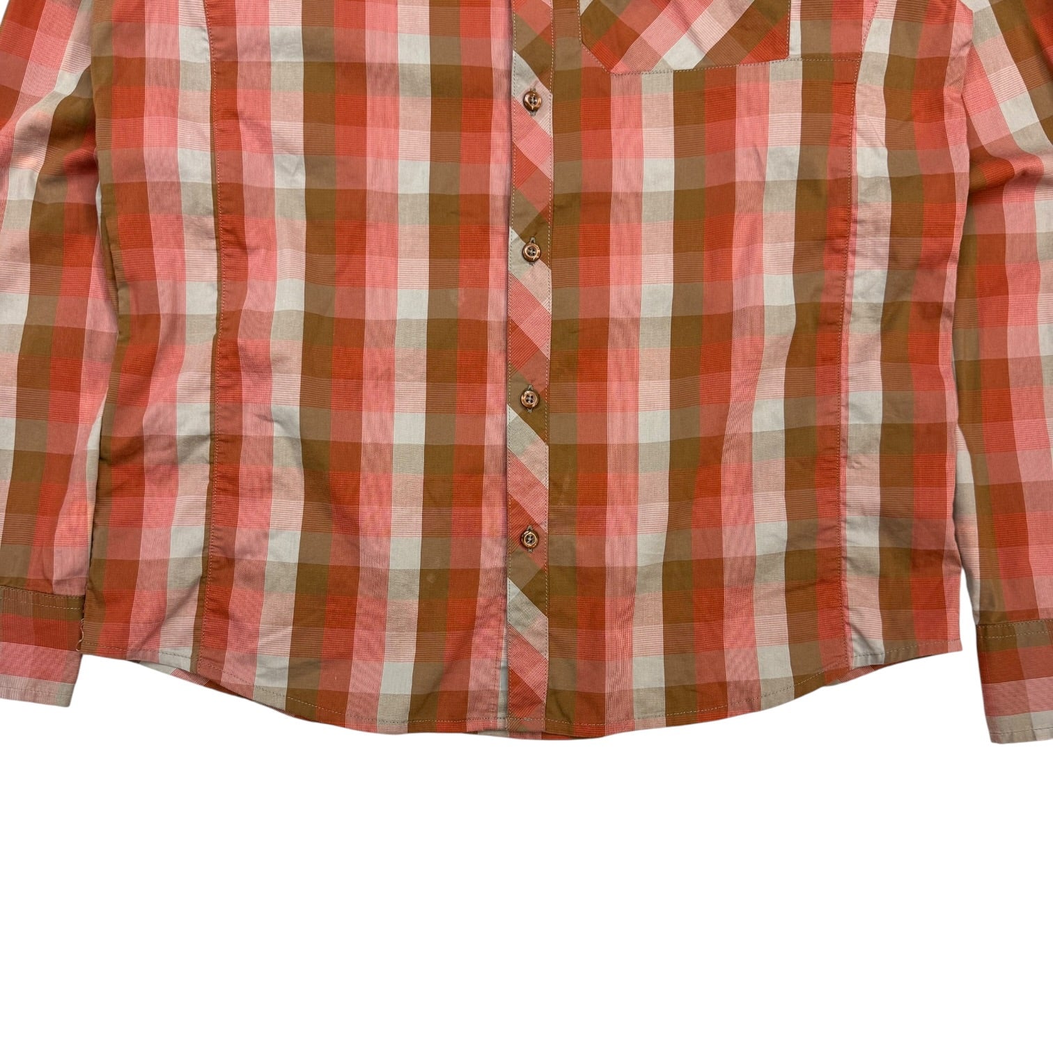 Arc’teryx Peakline Button Up Shirt Orange/Green