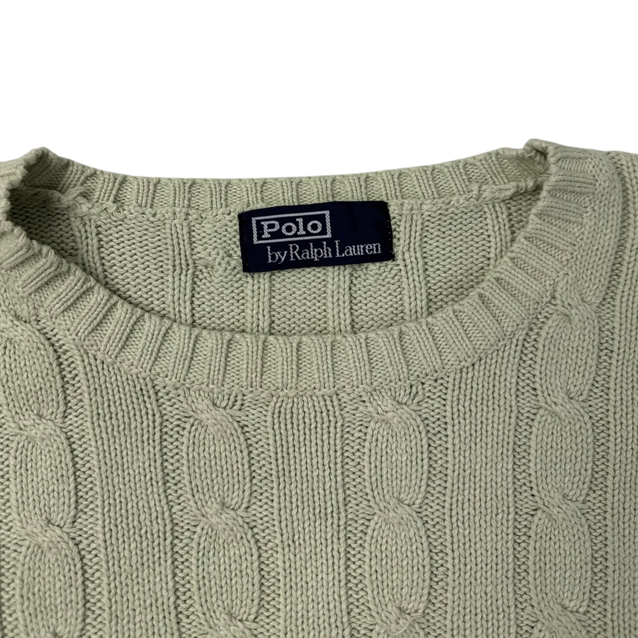 Polo Ralph Lauren Cable Knit Pastel Green