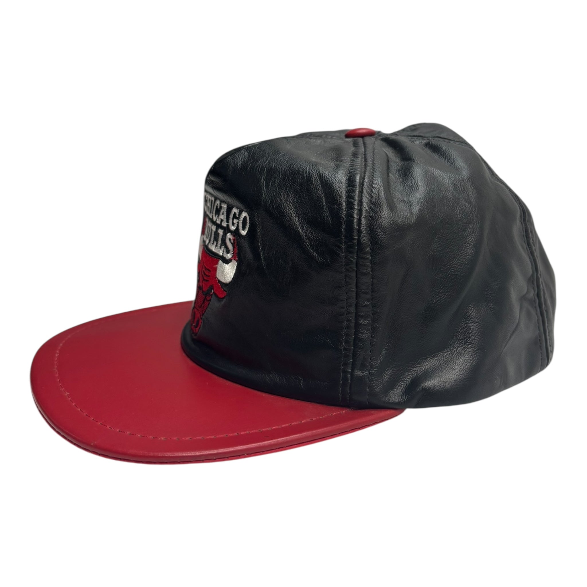 Vintage Chicago Bulls Leather Hat