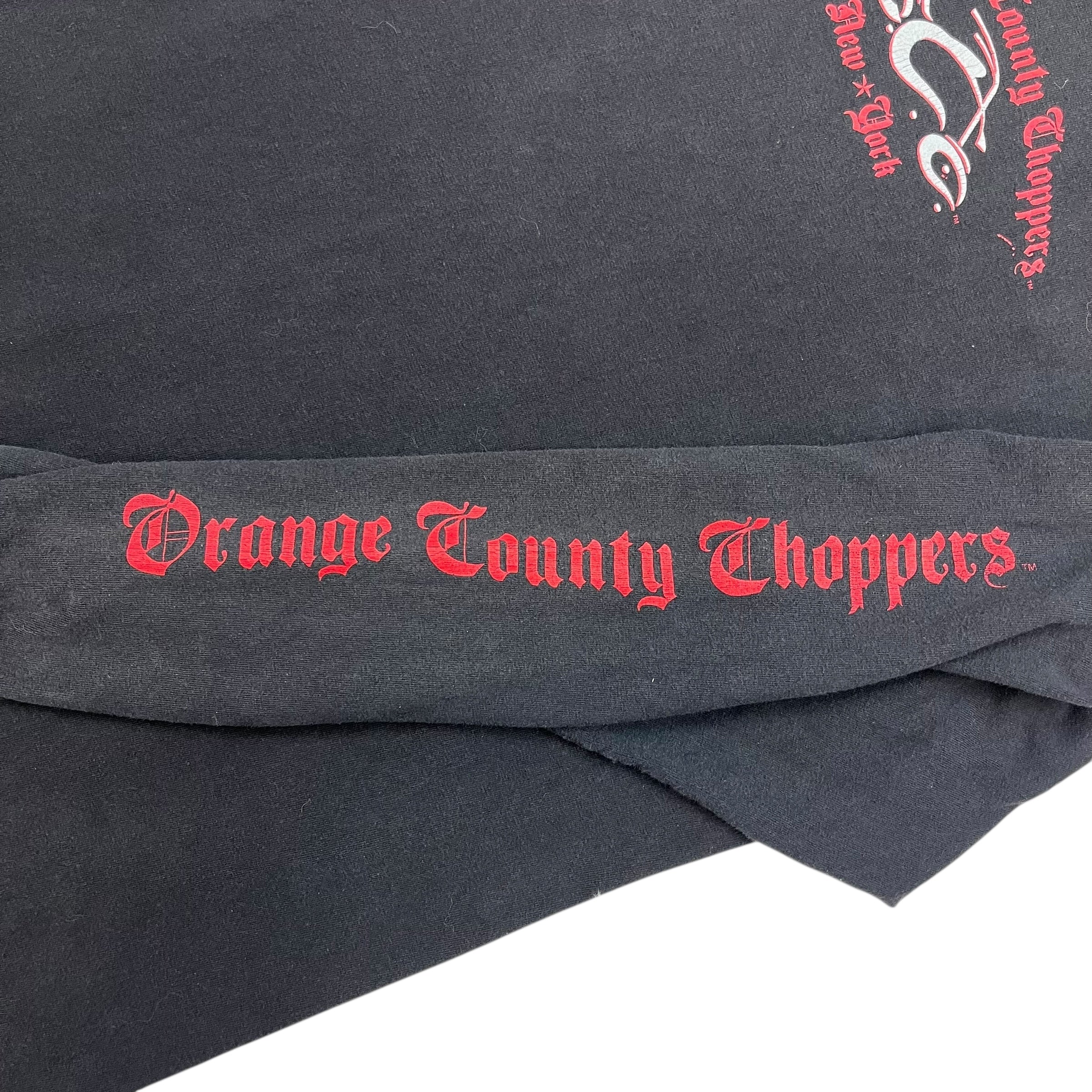 2003 Orange County Choppers New York Long Sleeve Tee Black