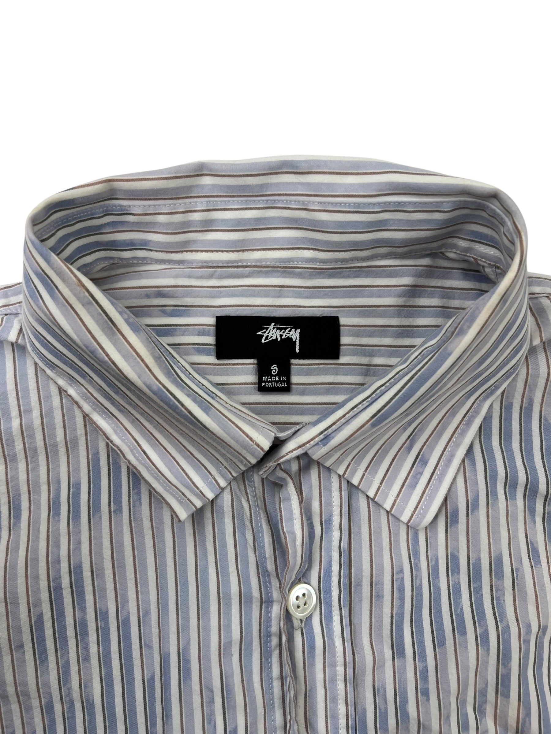 Stussy Classic Button up Bleached Blue