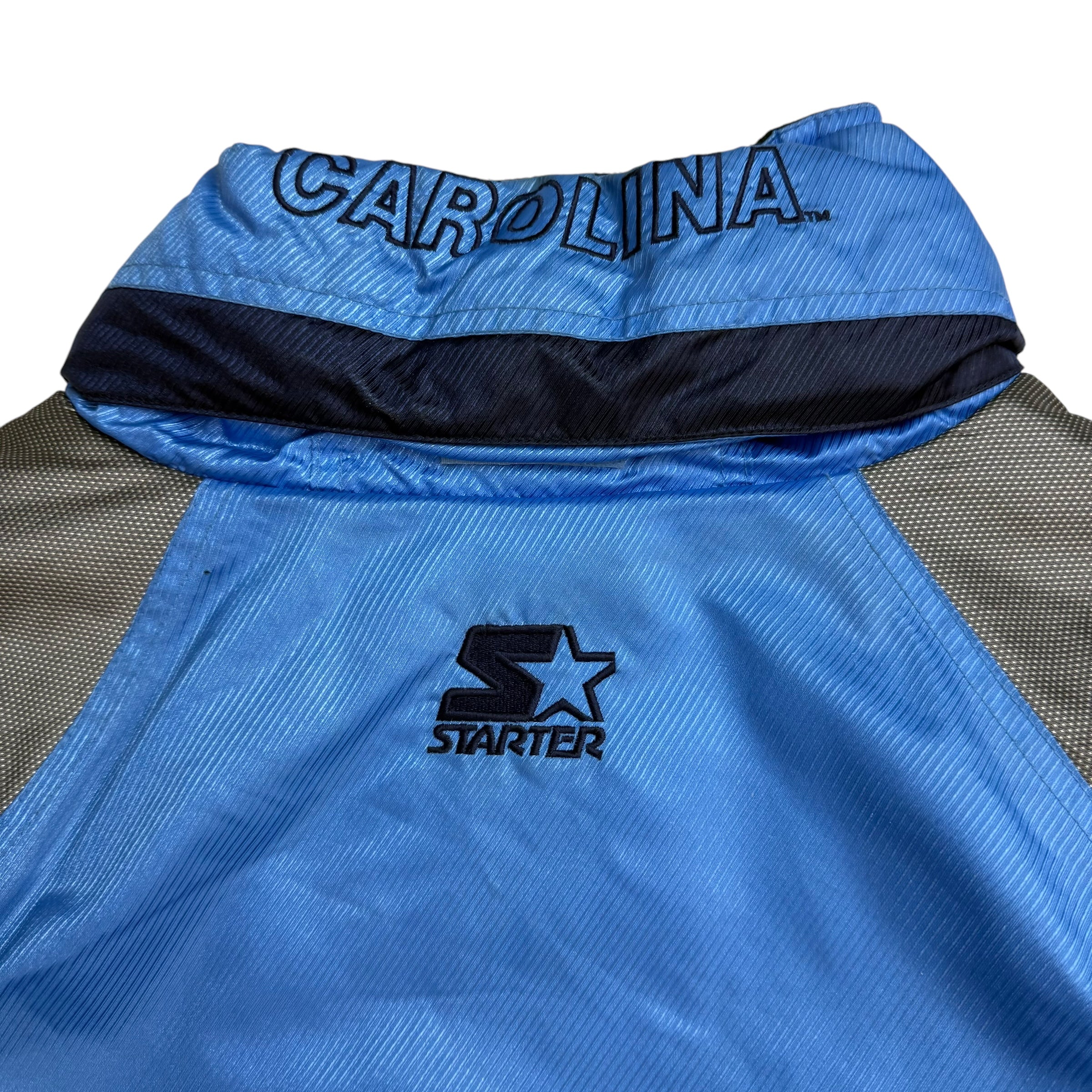 Vintage Starter UNC Tarheels Jacket Blue