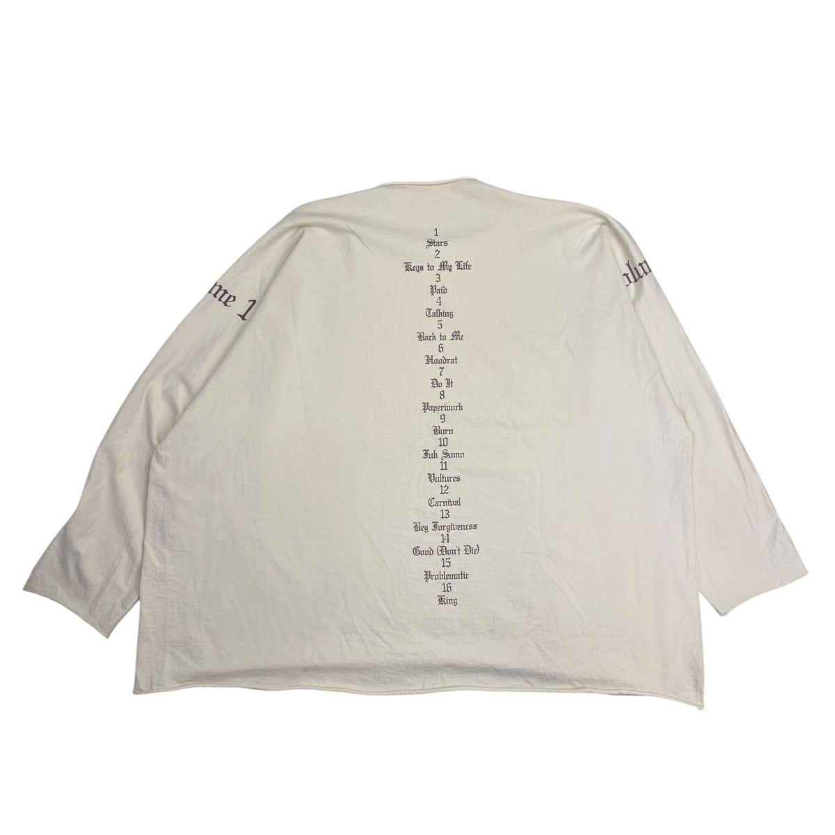 YZY Vultures L/S Tee White