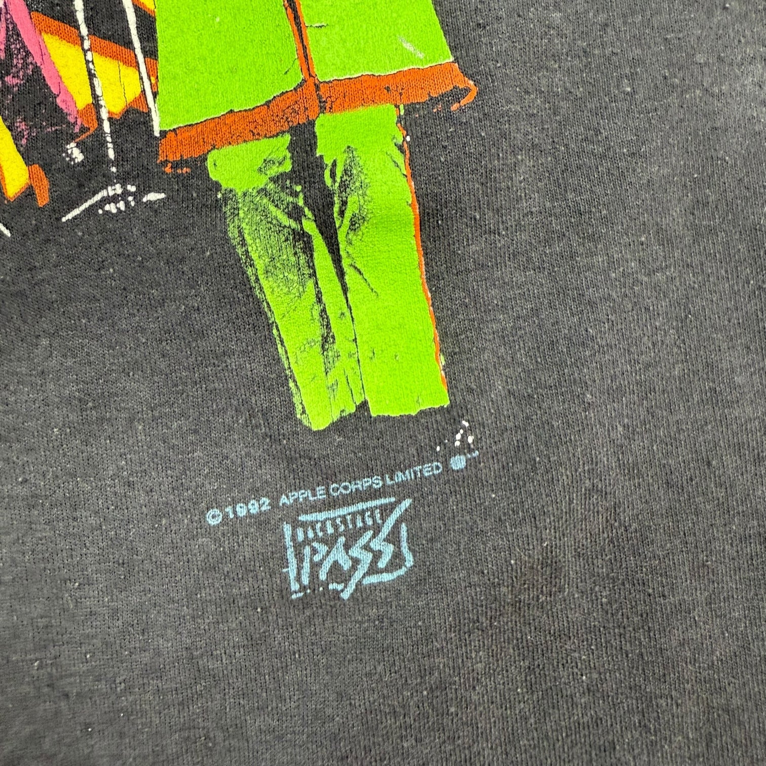 1992 The Beatles Sgt Peppers 25th Anniversary Tee Black