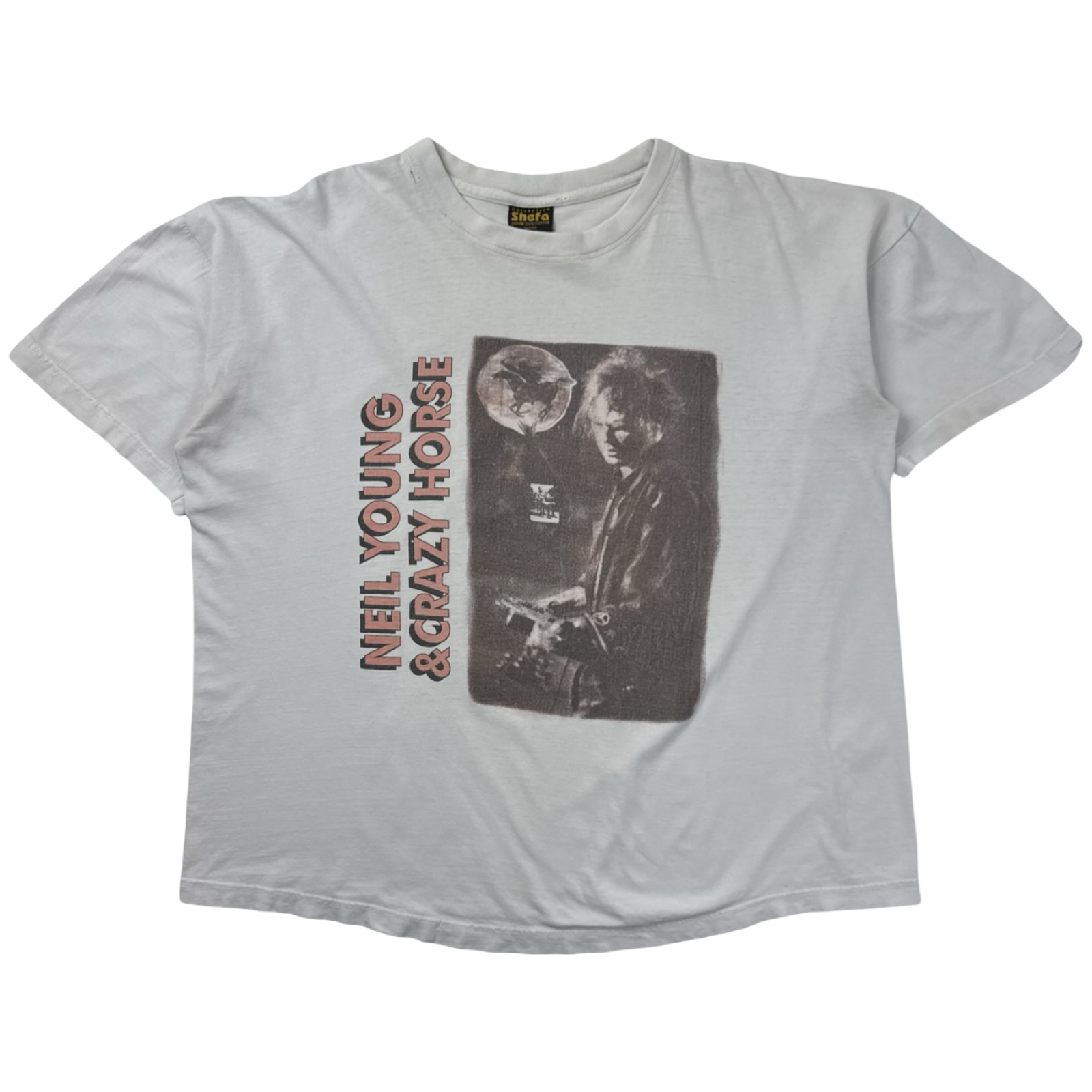 1996 Neil Young & Crazy Horse Folk Rock Band T-Shirt