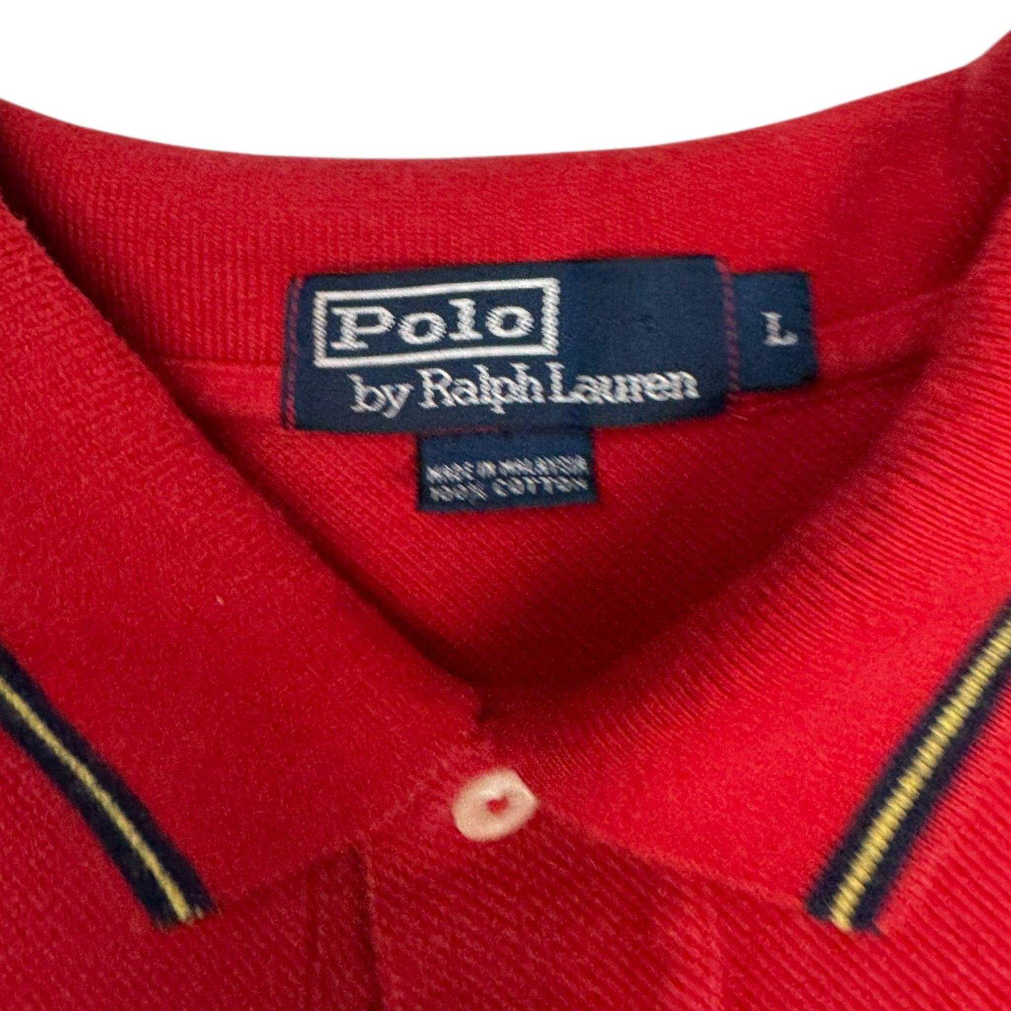 Vintage Polo Ralph Lauren Longsleeve Polo Red