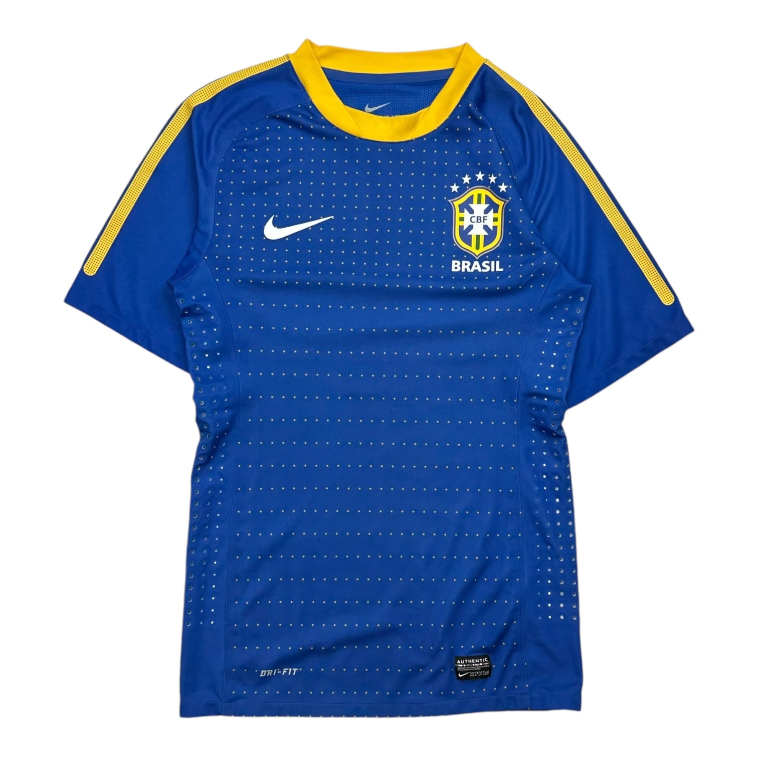 Vintage Nike Brazil Soccer Jersey Blue