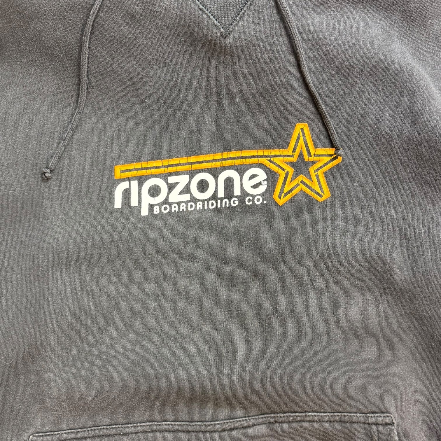 Vintage Ripzone Boarding Co Hoodie Black