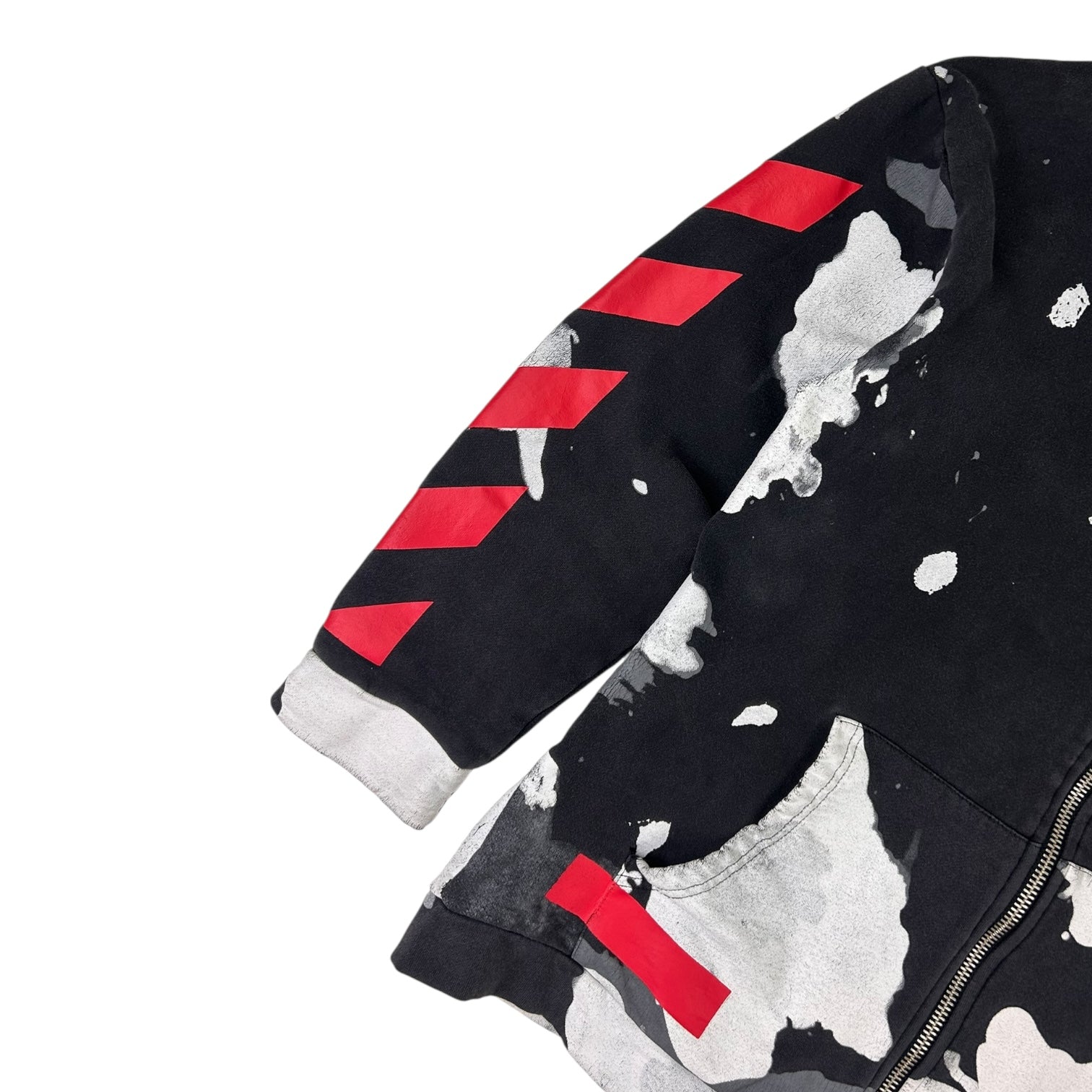 Off-White Liquid Spots Over Hoodie Black/White/Red
