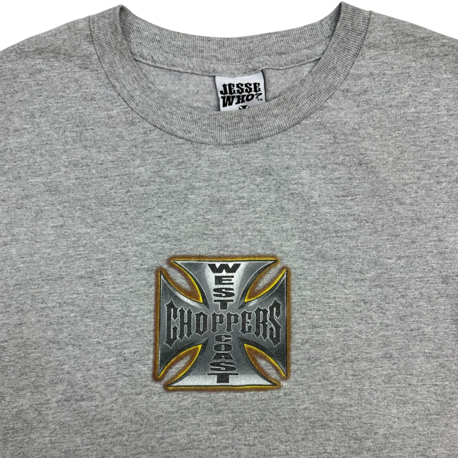 Vintage West Coast Choppers Long Beach T-Shirt Grey