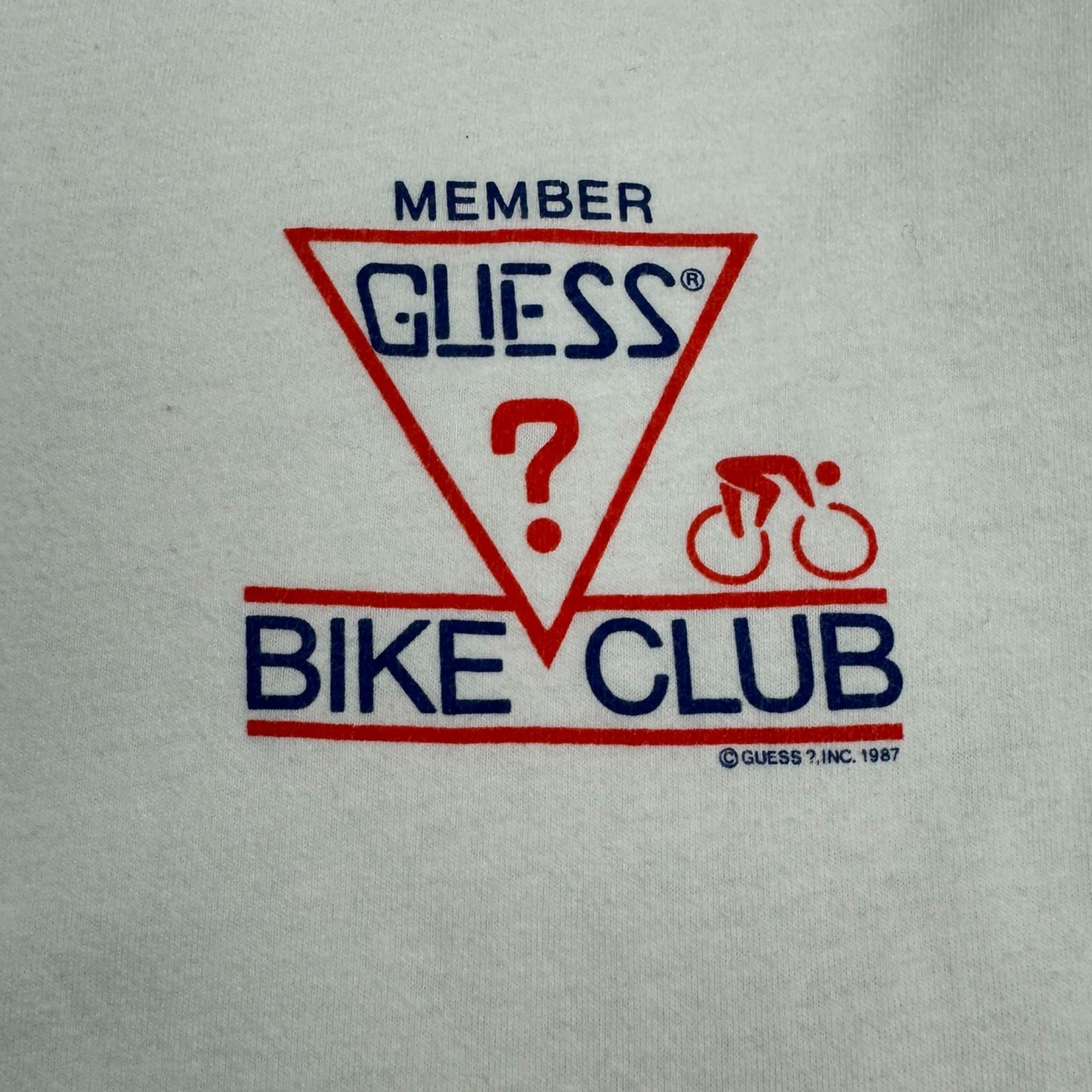 1987 Guess Bike Club Raglan T-Shirt