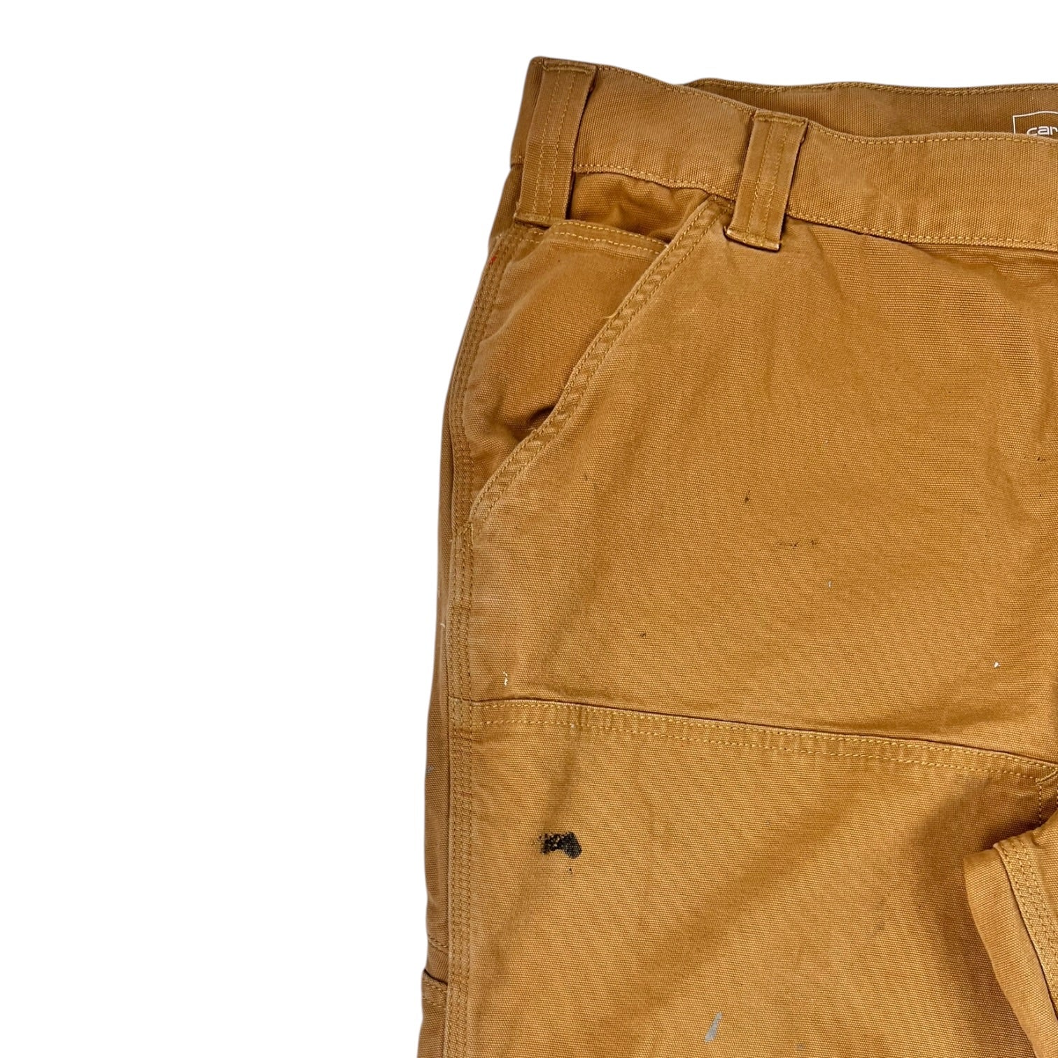 Vintage Carhartt Relaxed Fit Double Knee Cargo Pants Khaki
