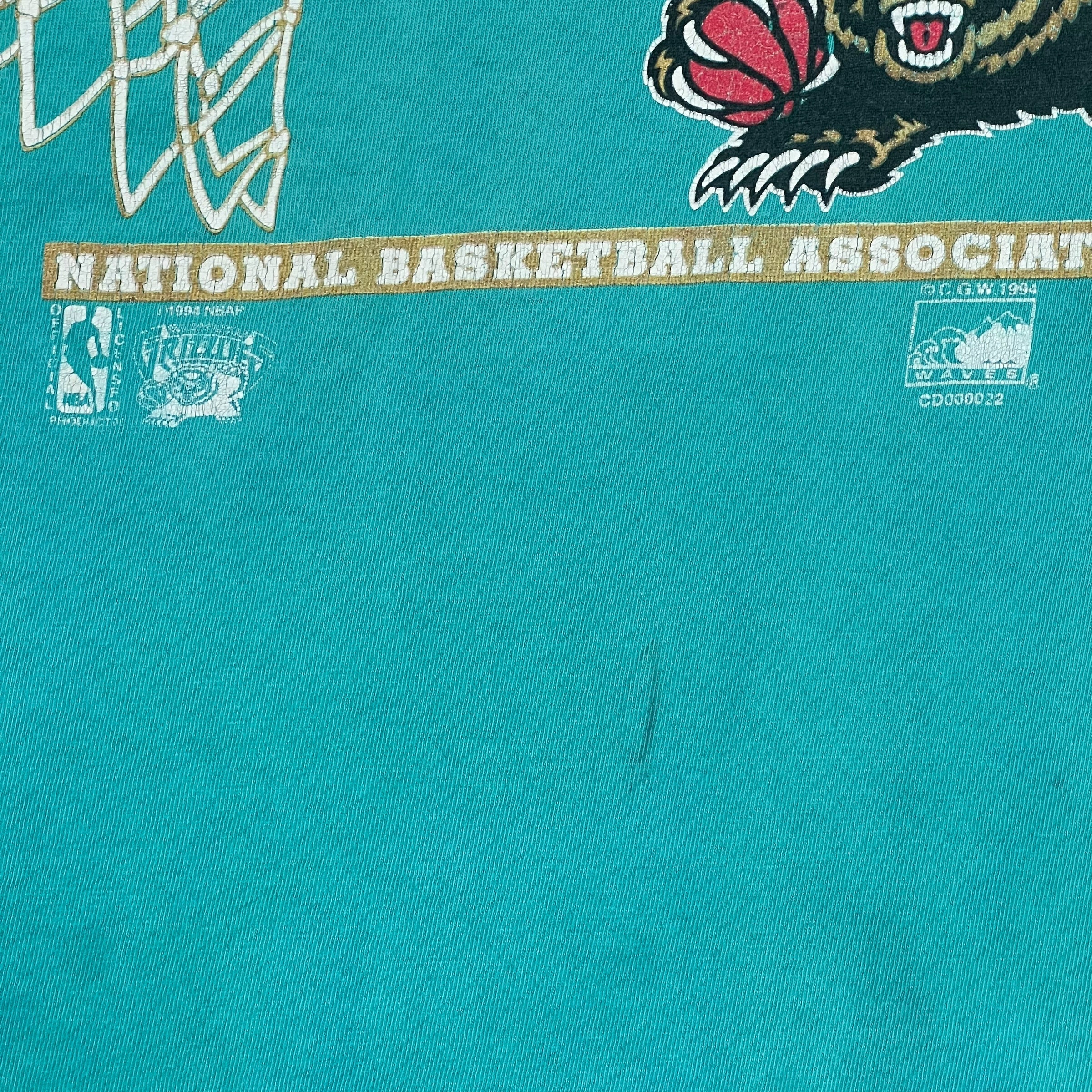 1994 NBA Vancouver Grizzlies T-Shirt Teal