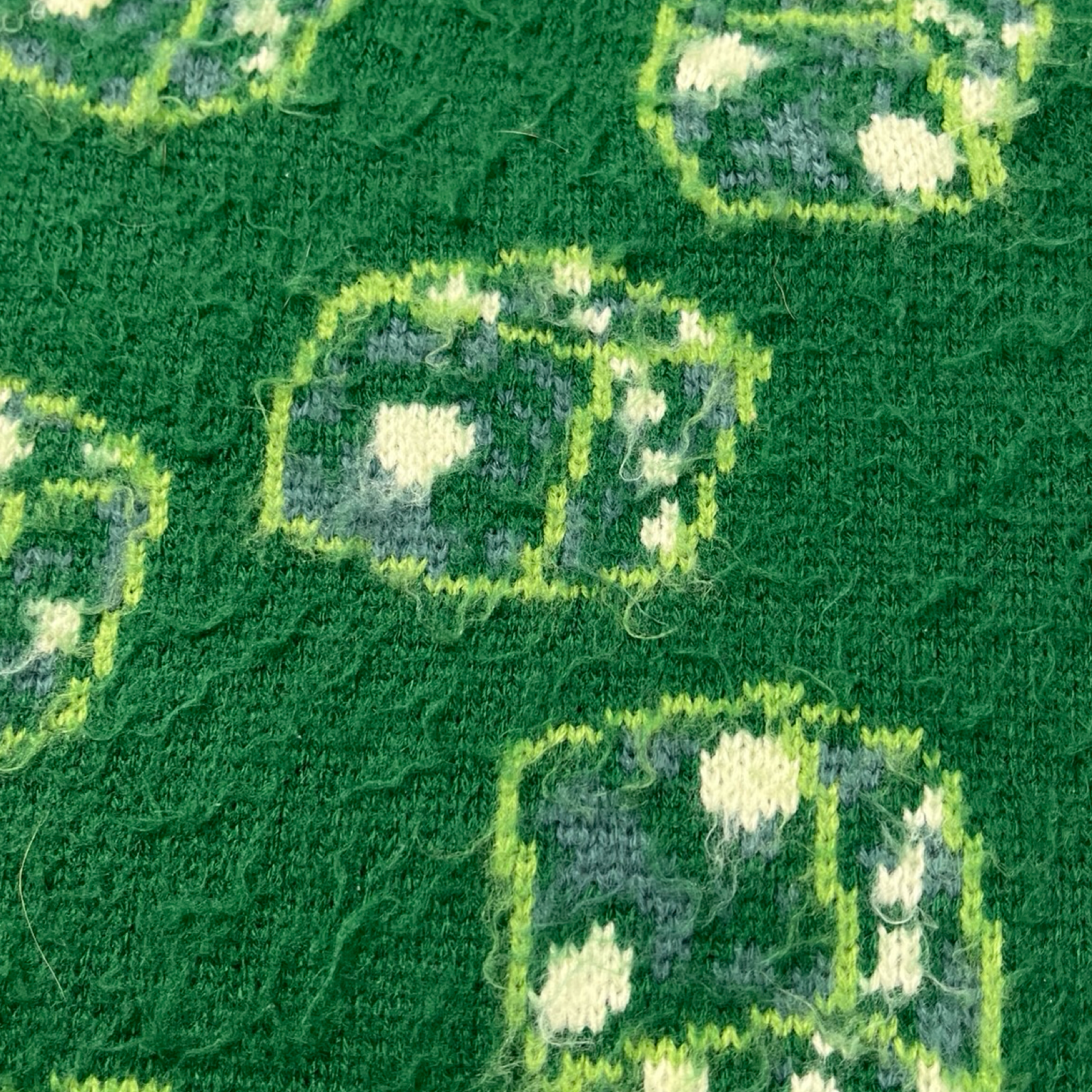 Supreme Dice Sweater Green