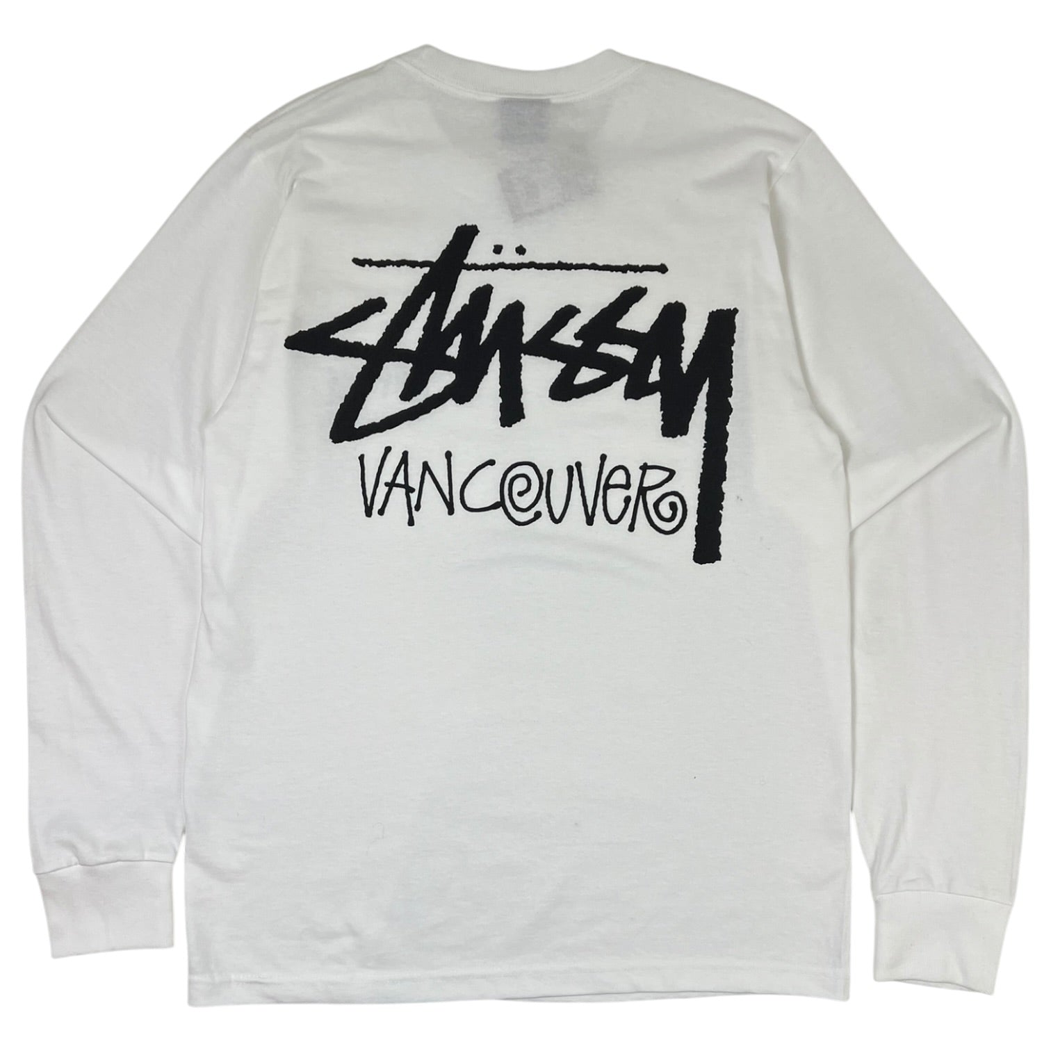 Stussy Vancouver Chapter Long Sleeve T-Shirt White