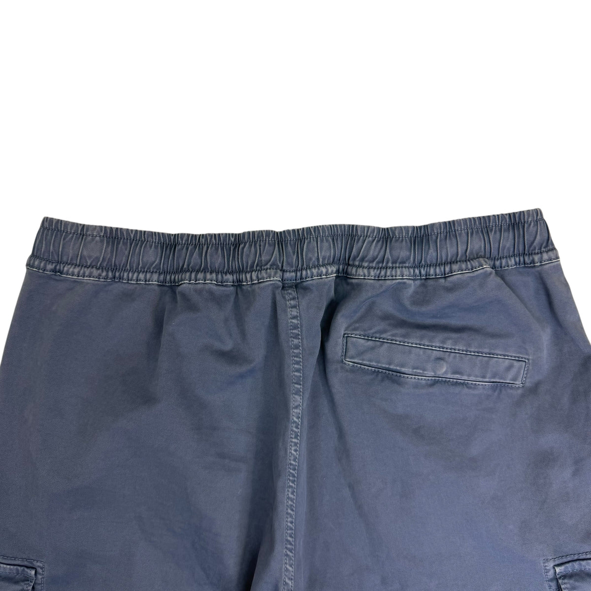 Stone Island Stretch Cotton Cargo Pants Blue