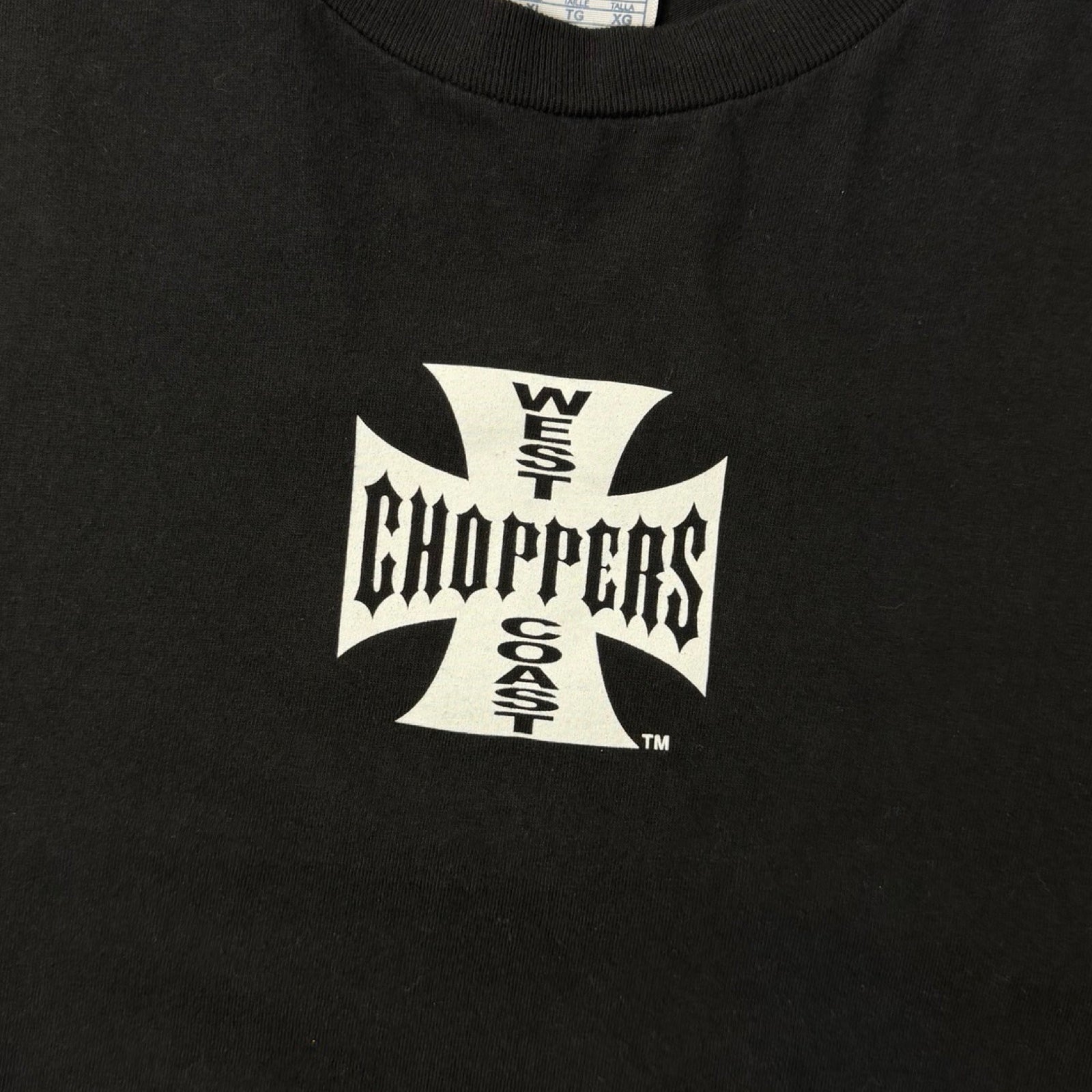 Vintage West Coast Choppers Cross L/S T-Shirt Black