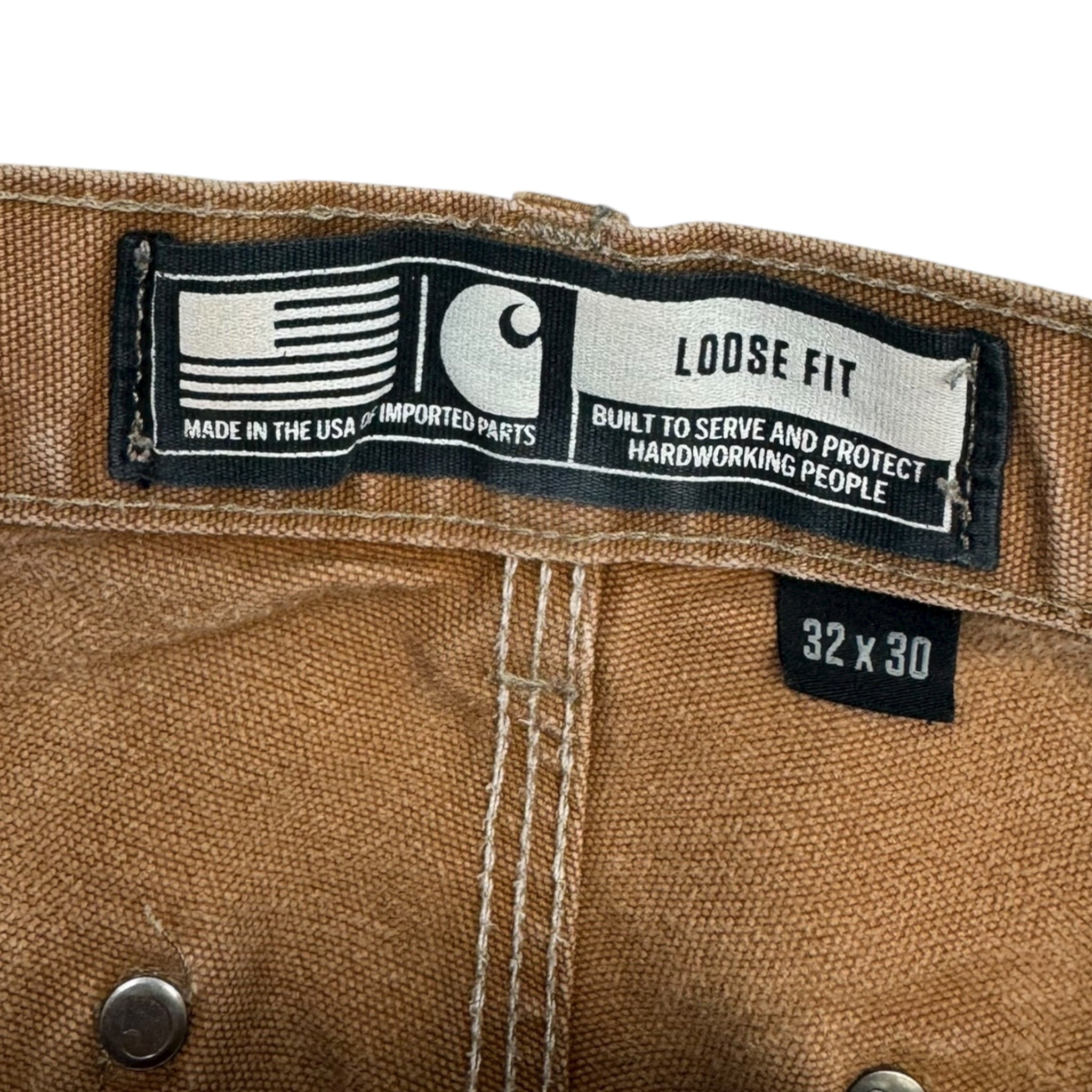 Vintage Carhartt Double Knee Bottoms Light Tan