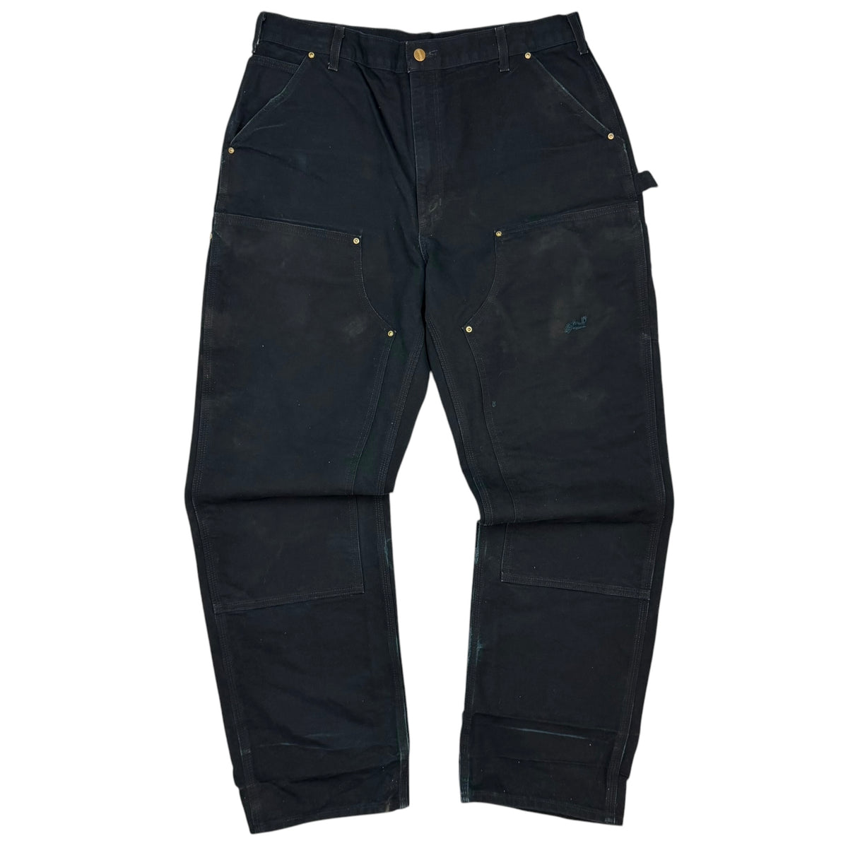 Vintage Carhartt Double Knee Pants Black