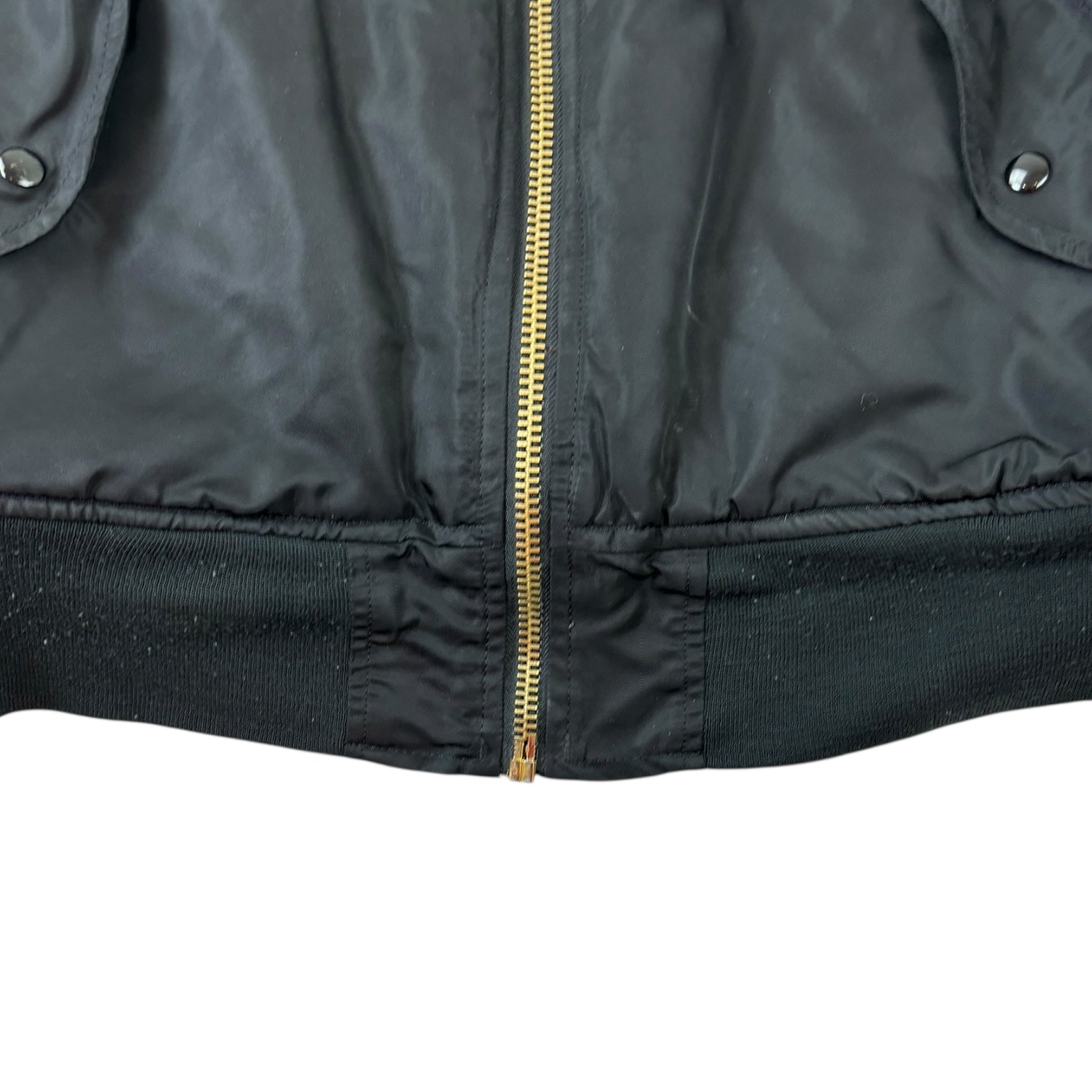Alpha Industries Reversible Bomber Jacket Black/Orange