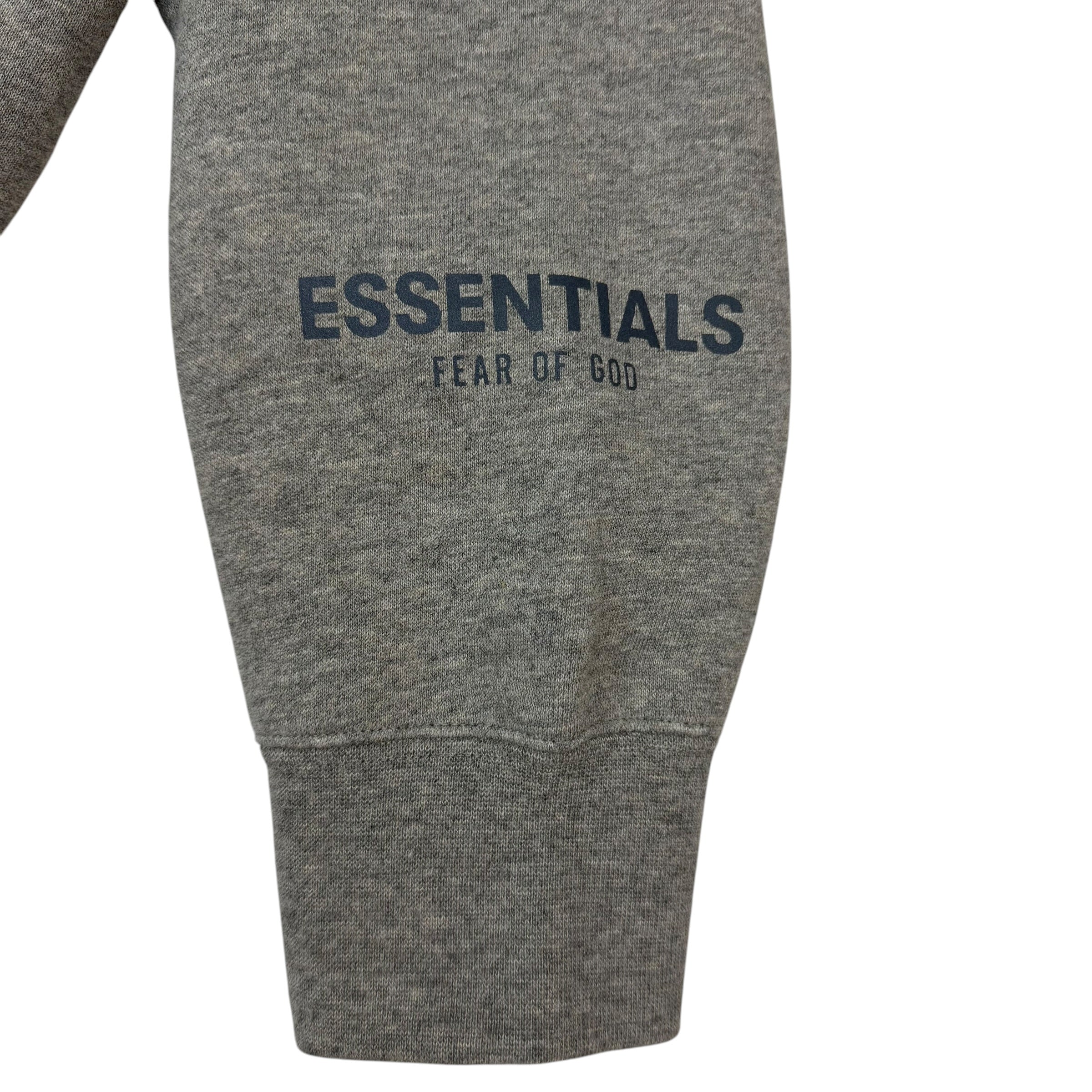 Fear Of God Essentials Hoodie Dark Heather Grey