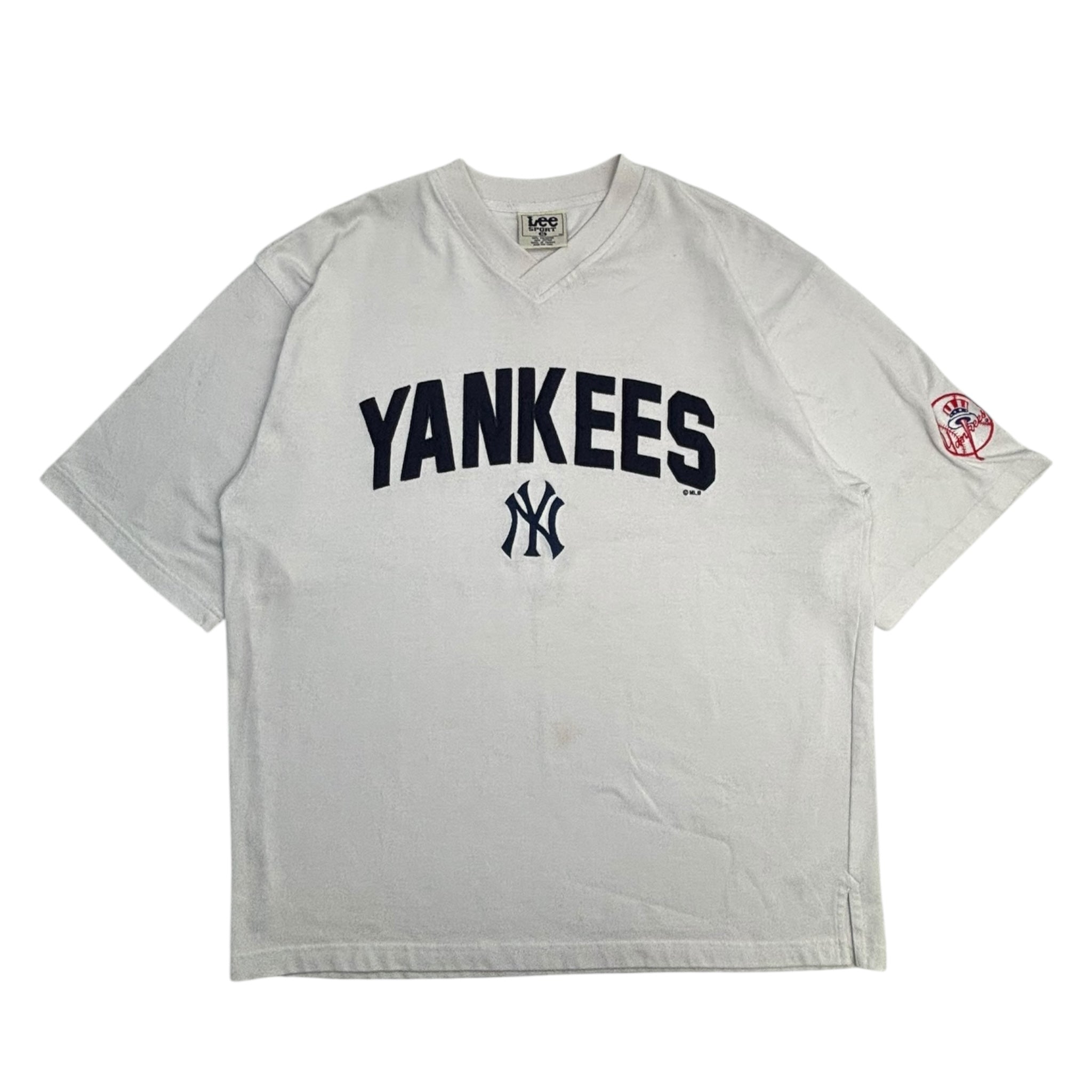 Lee Sports New York Yankees Oversized T-Shirt White