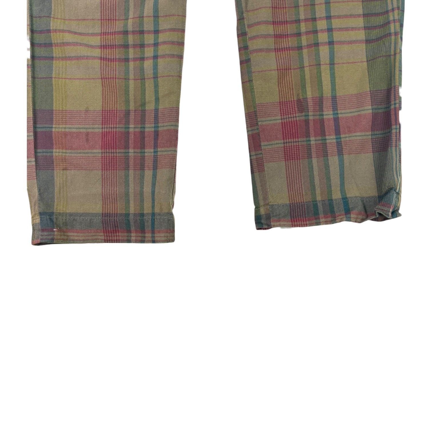 Vintage Polo Ralph Lauren Plaid Trouser Green