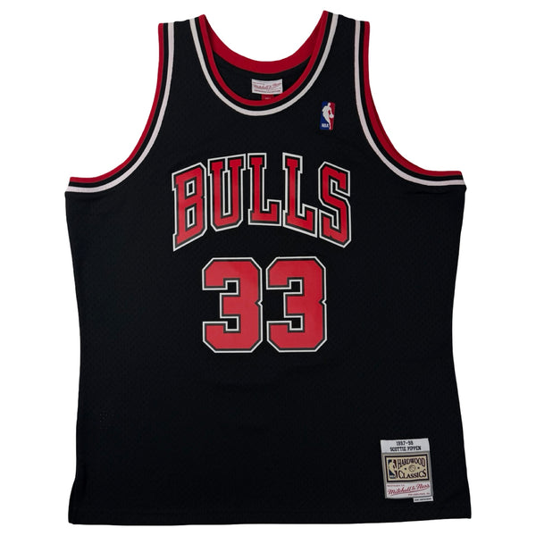 Chicago Bulls Scottie Pippen Mitchell & Ness Away Jersey
