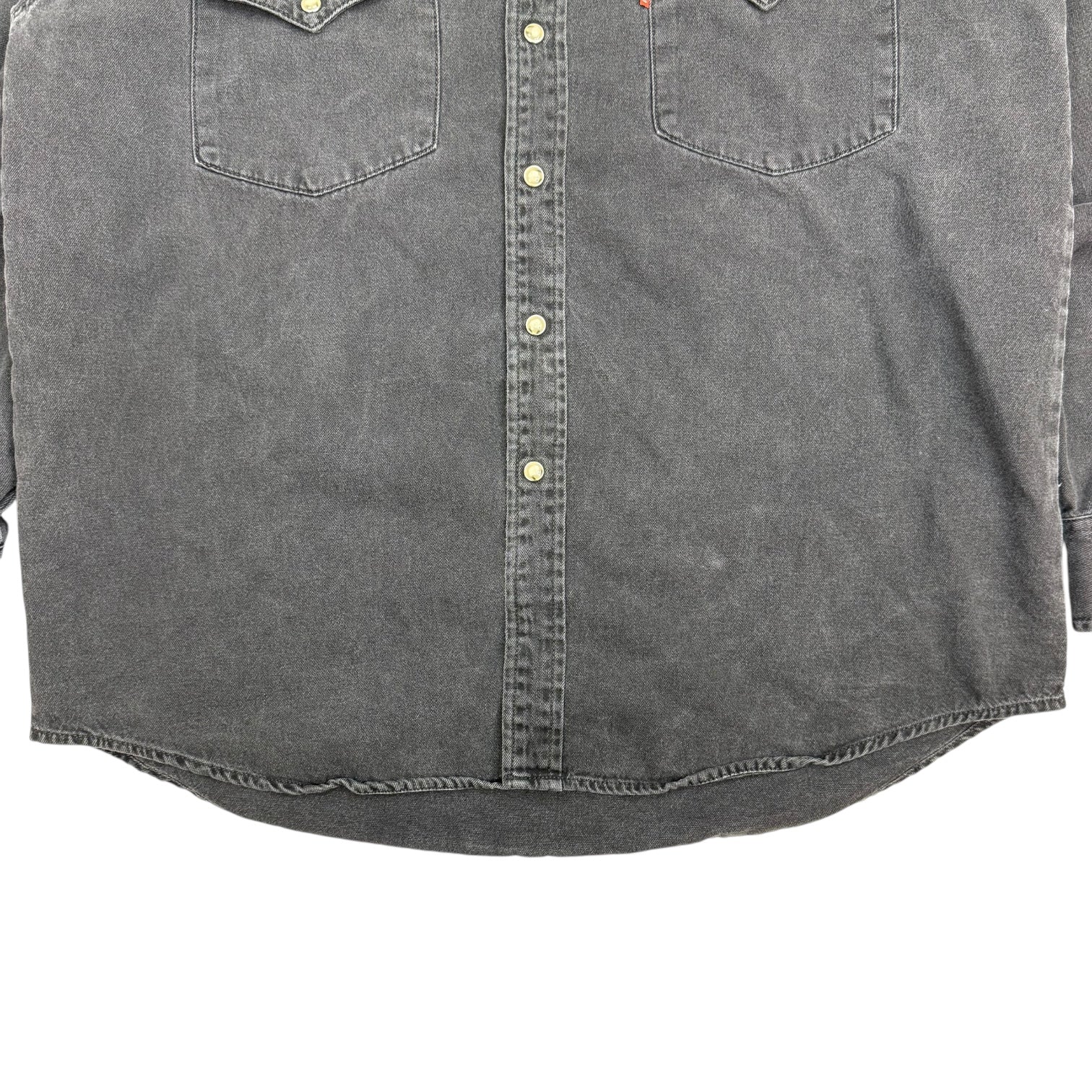 Vintage Levi’s Snap Button Denim Shirt Black
