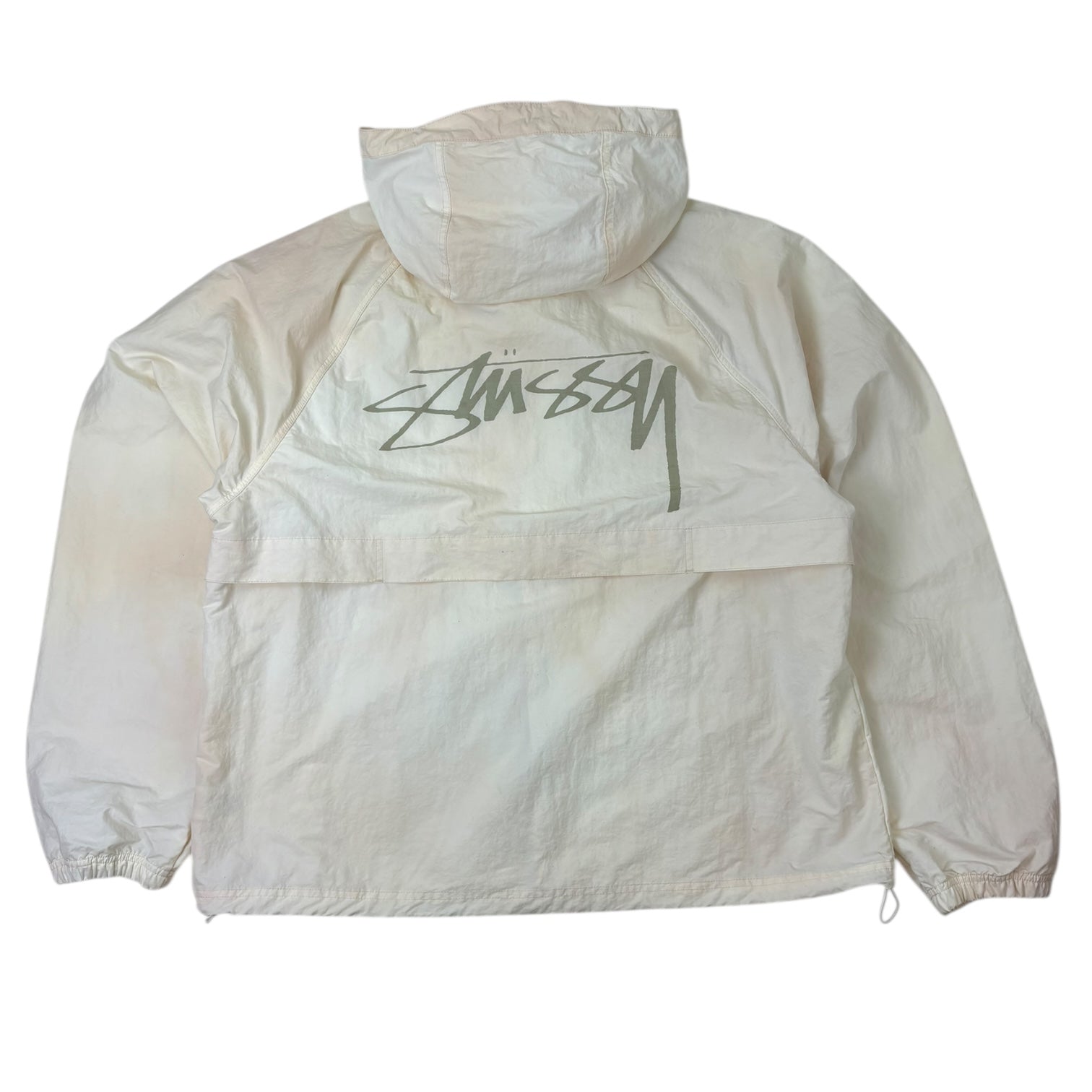 Stussy Wave Dye Beach Shell Jacket Bone