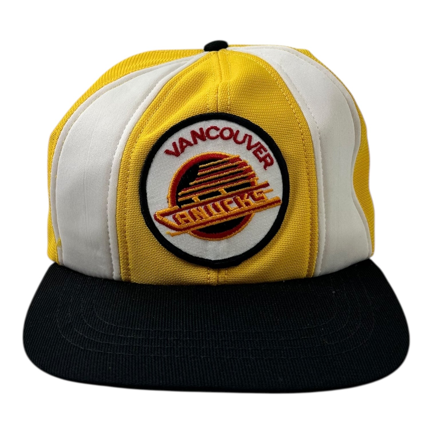 Vintage NHL Classic Vancouver Canucks Hat Yellow/White/Black