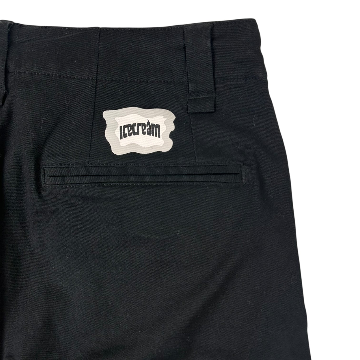 Ice Cream Running Dog Shorts Black