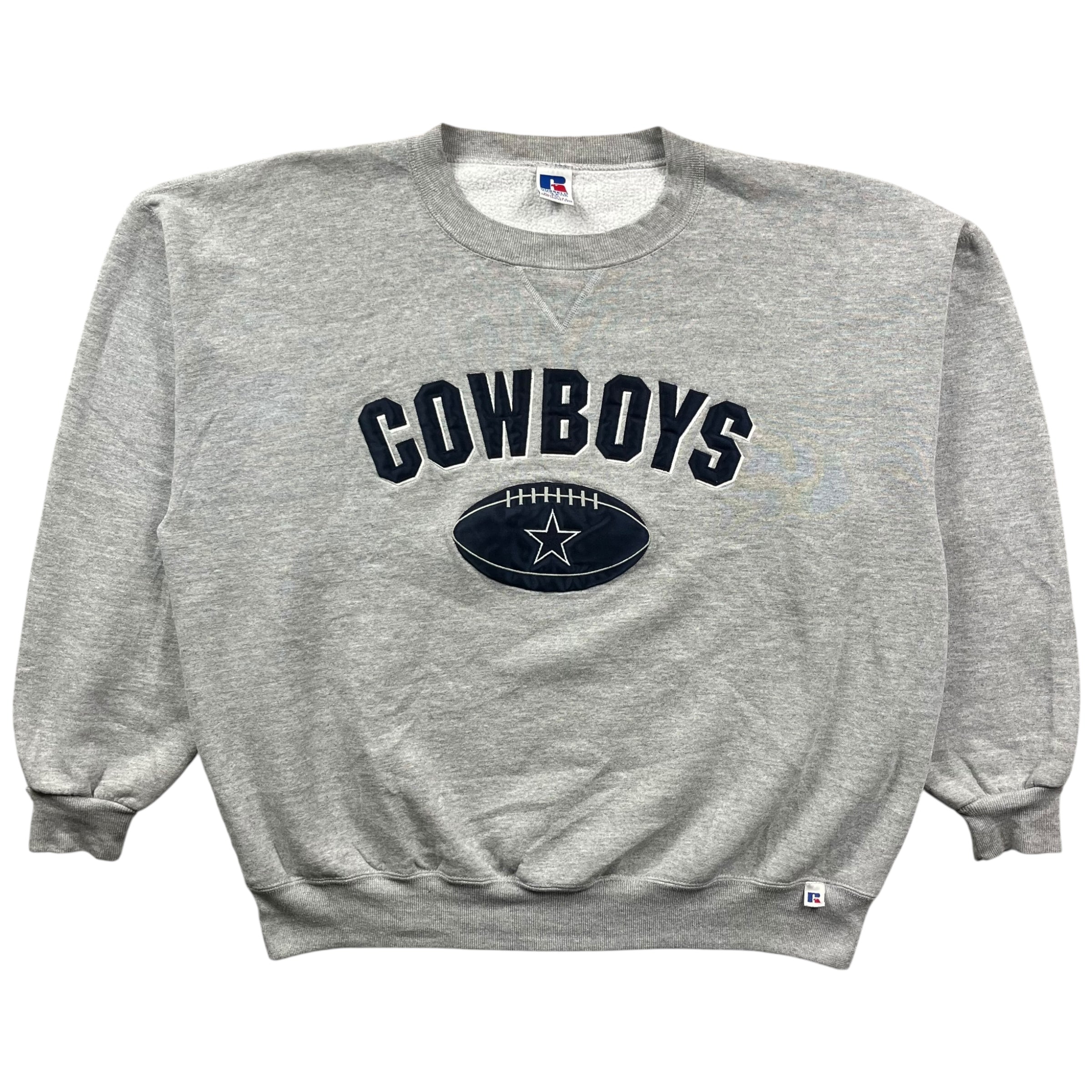 Vintage Dallas Cowboys Crewneck Light Grey