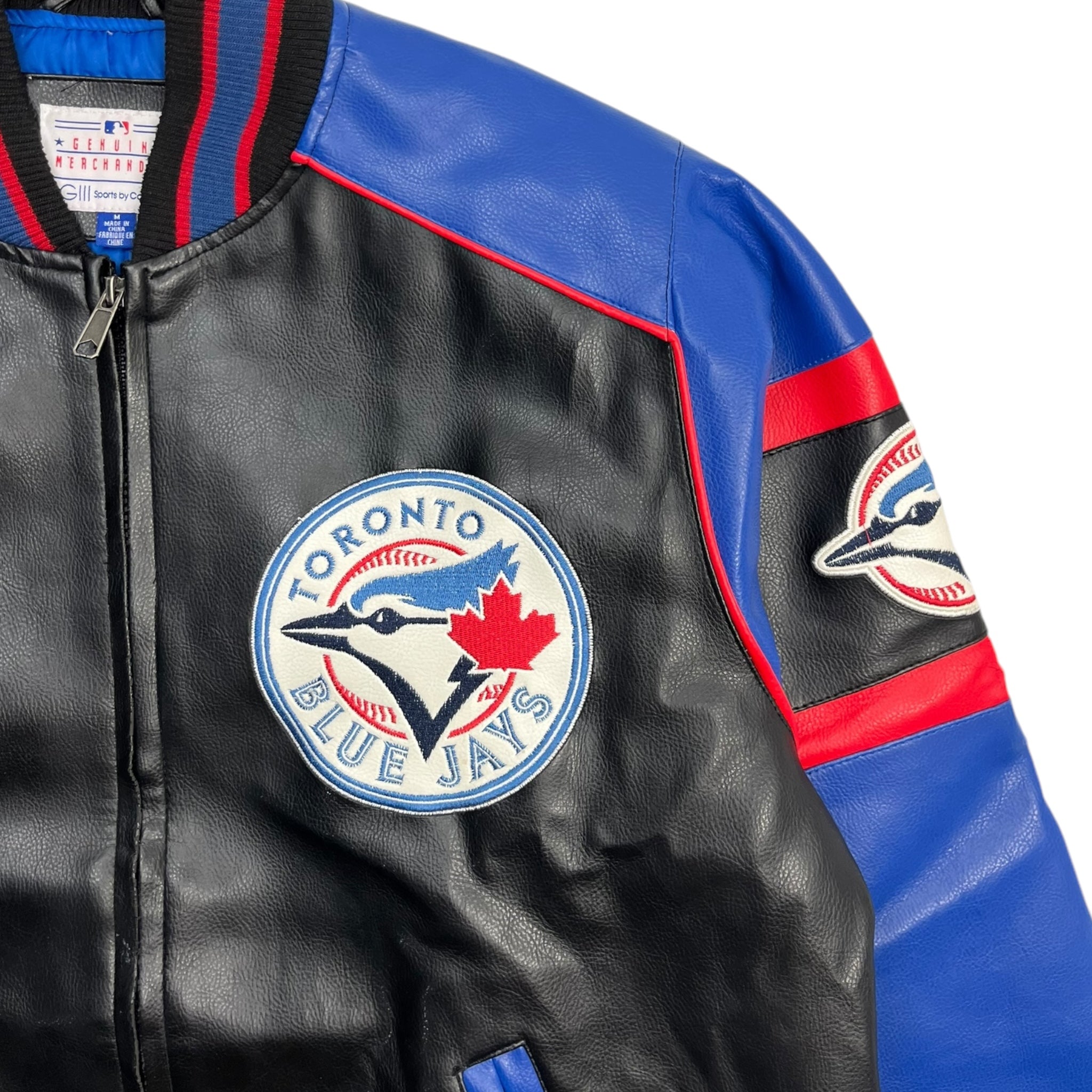 Toronto Blue Jays Carl Banks Faux Leather Jacket