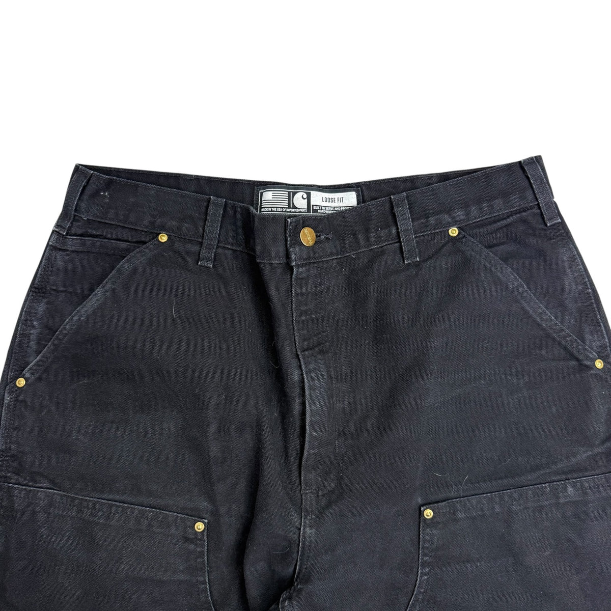 Vintage Carhartt Double Knee Pants Black